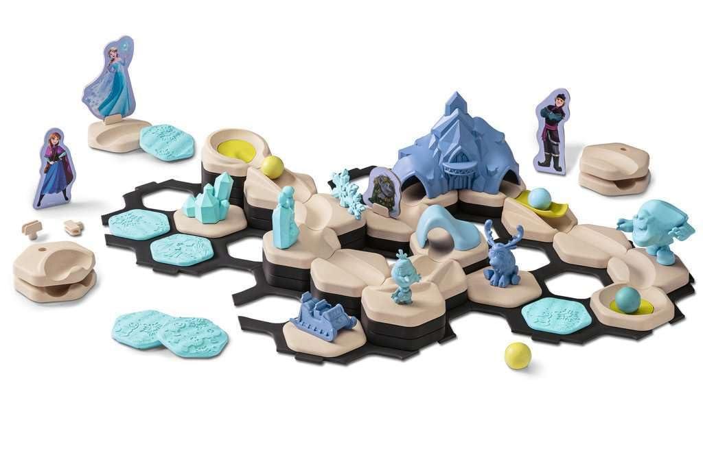 Ravensburger Ravensburger - GraviTrax Junior Bundle Frozen, Marble Court and Construction Toys, Ages 3+