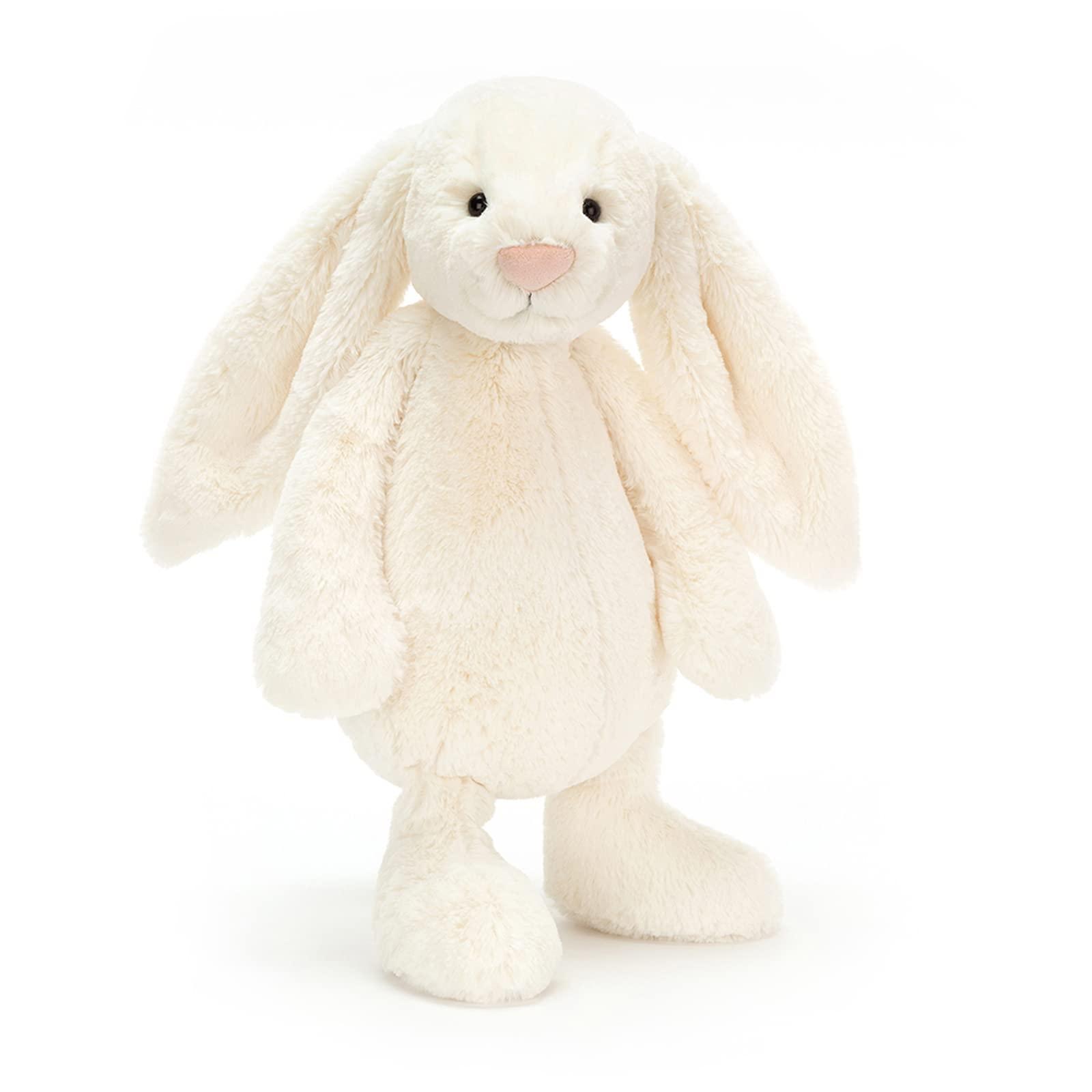 Jellycat Jellycat Bashful Cream Bunny Stuffed Animal, Large 14 inches | Rabbit and Bunny Plush Toy | Classic Children\'s Gift