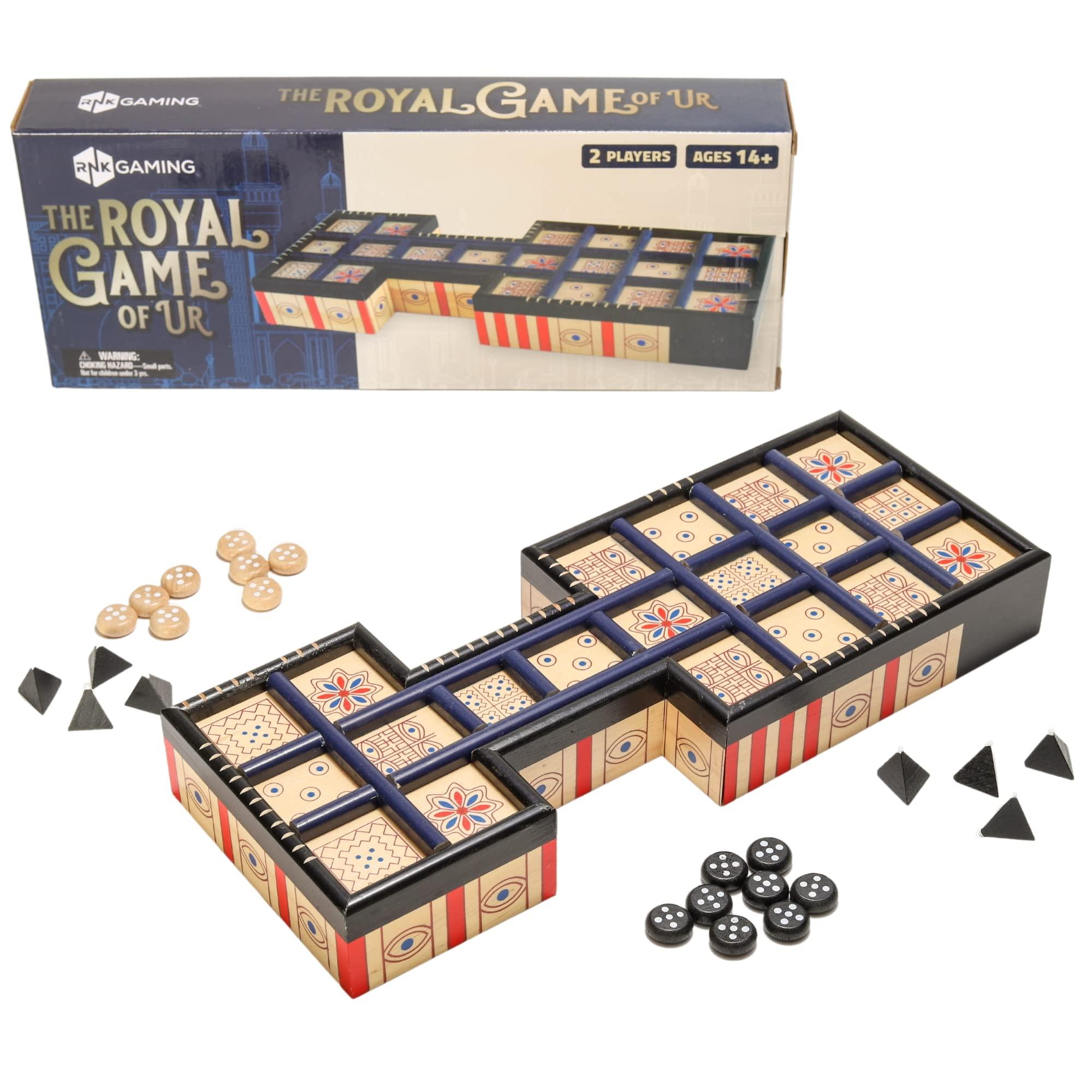 RNK Gaming RNK Gaming The Royal Game of Ur Board Game Ancient Strategy Board Game for 2 Players, Fast-Paced and Easy to Learn, Over 4500 Years Old