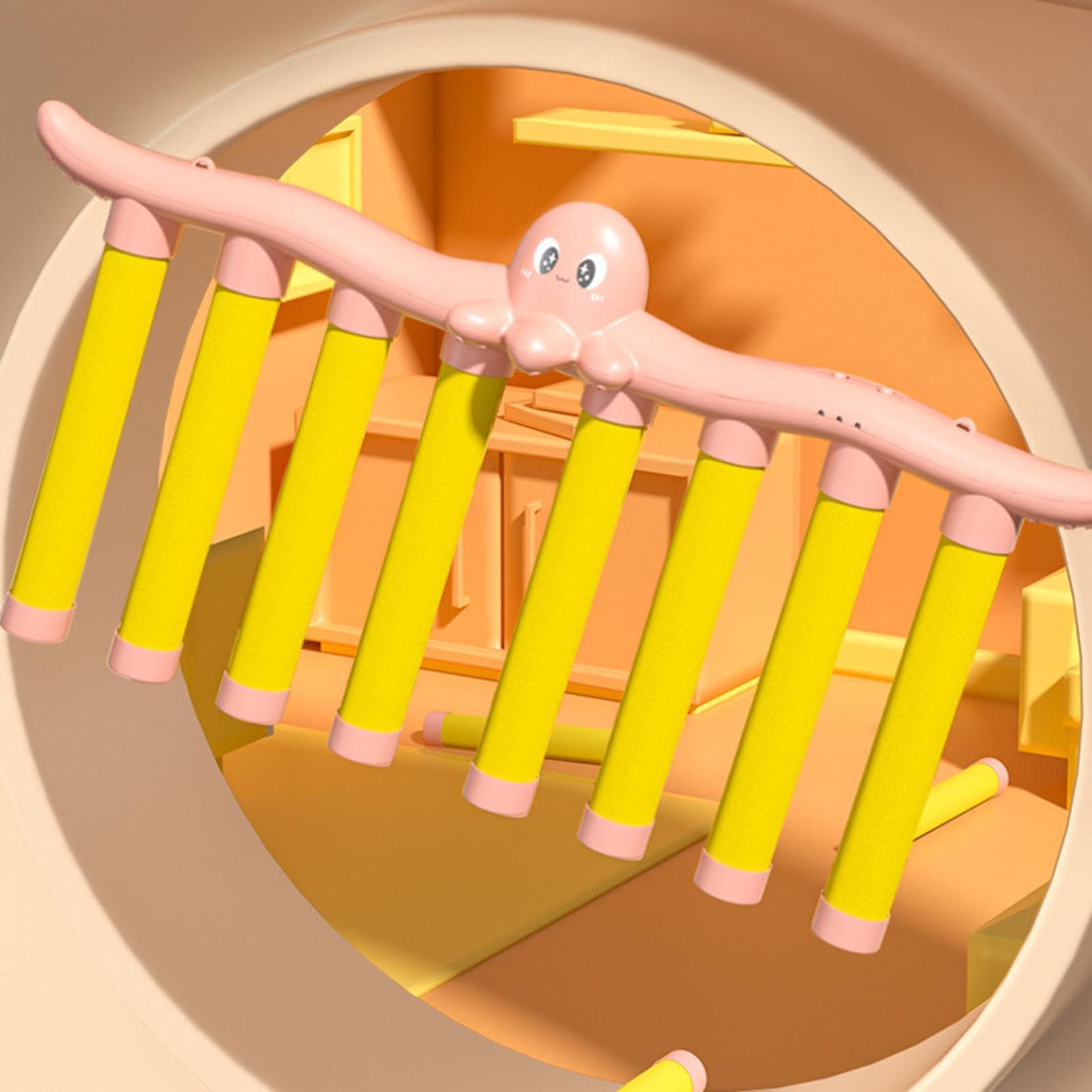 Generic Reflex Challenge Game, Drop Sticks Game, Reaction Training Toy, Hand Eye Coordination Training Catching Sticks Game, Game Stick Reflex Training, 3 Speed Adjustable Control, USB Rechargeable (Color D)