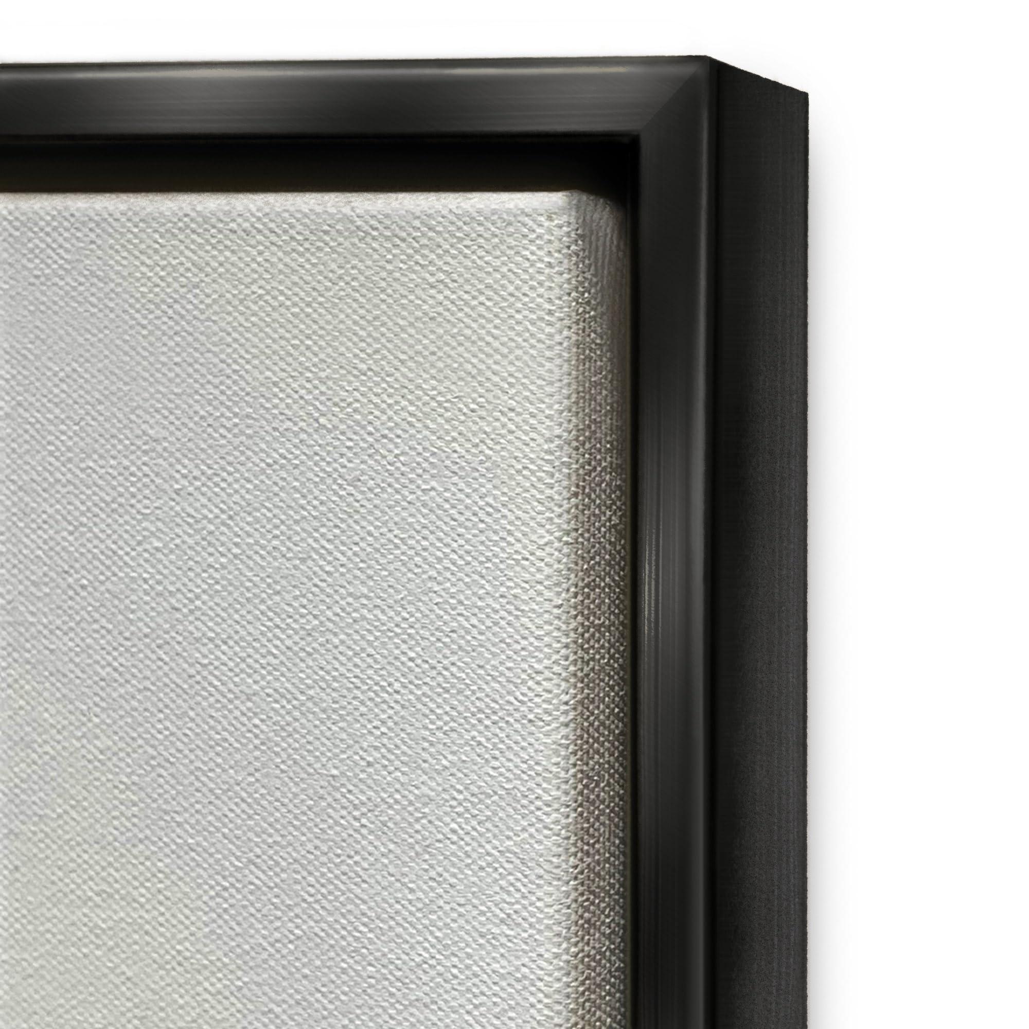 Stupell Industries Stupell Industries T-Rex in Nature Framed Floater Canvas Wall Art by Raquel Maciel