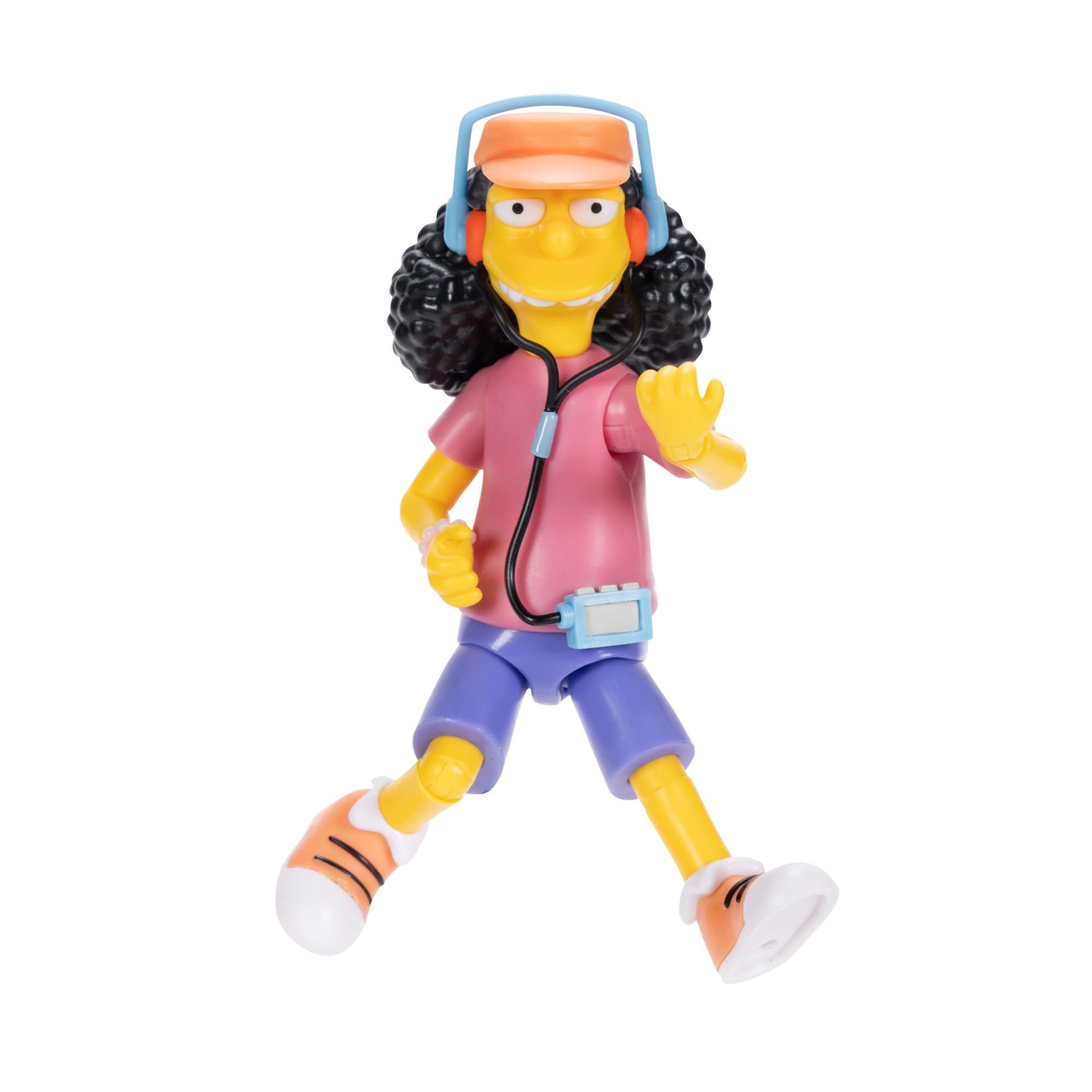 Disney Disney The Simpsons Action Figures 4-Pack 5-Inch Collectible Figures from Jakks Pacific's Wave 1 - Homer, Bart, Groundskeeper Willie, and Otto