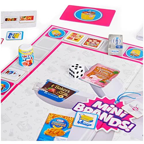Spin Master Mini Brands Mini Market Dash Food Game, for Families and Kids Ages 5 and up