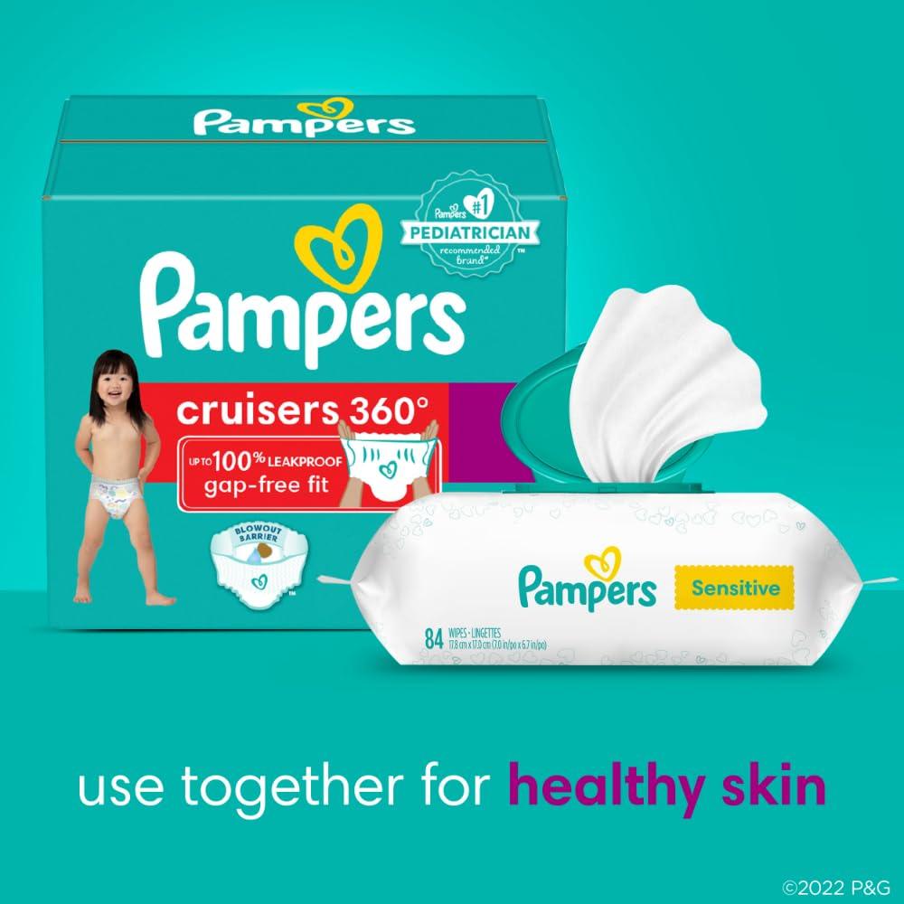 Pampers Pampers Diapers - Cruisers 360 - Size 7, 44 Count, Babyproof up to 100% Leakproof Pull-On Diaper