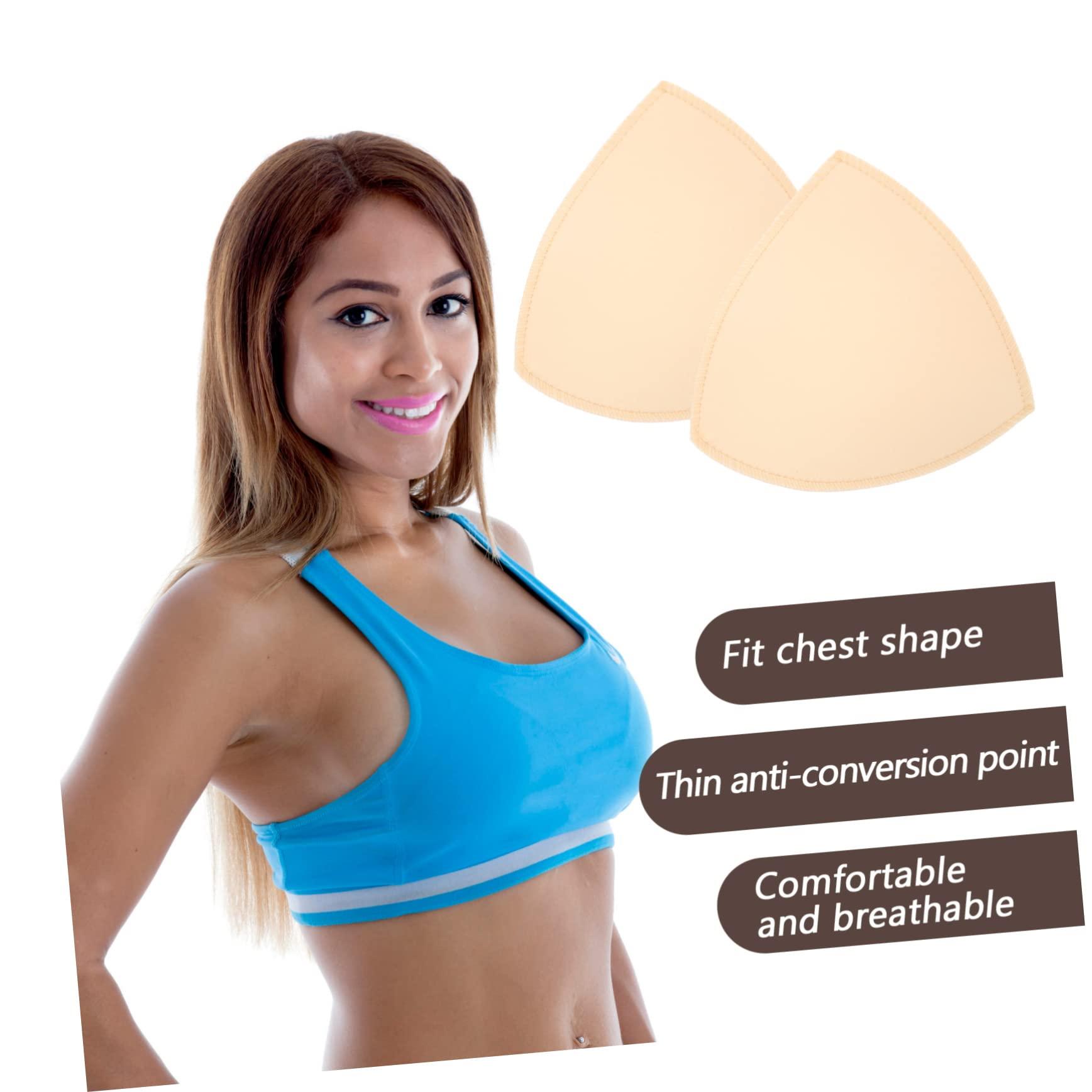 SAFIGLE SAFIGLE Liquid Filled Bra Inserts 20 Pairs Triangular Chest Pad Insert Sports Bra Bra Bralettes for Women Pads Women Bra Insert Forms Bra Inserts Push up Bra Cups Pads Jacket Yoga