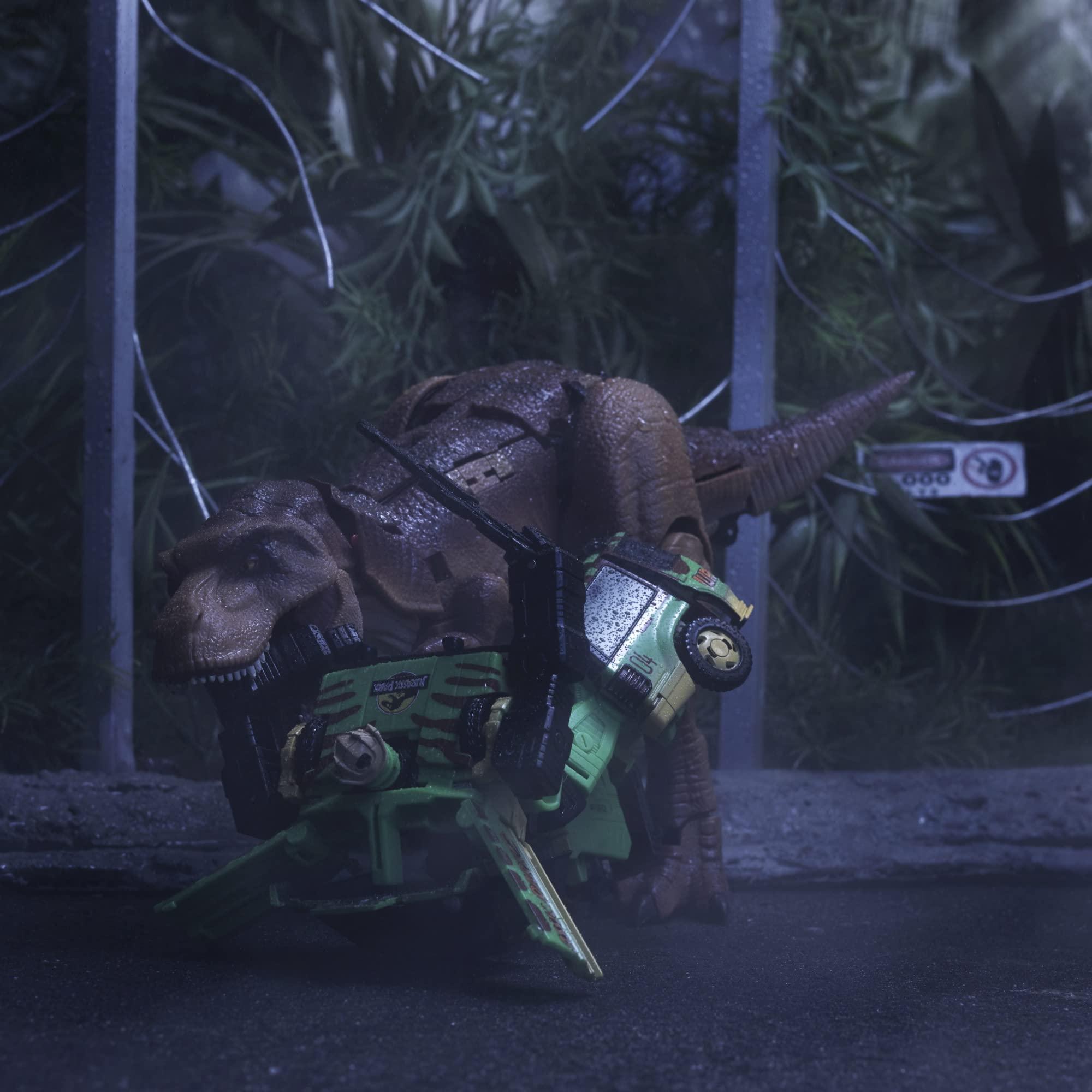 Transformers Transformers Generations - Transformers Collaborative: Jurassic Park Mash-Up, Tyrannocon Rex & Autobot JP93, Ages 8 and Up