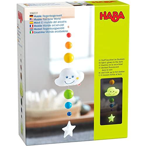 HABA HABA - Mobile Rainbow World Baby Toy, Multicolor (306031)