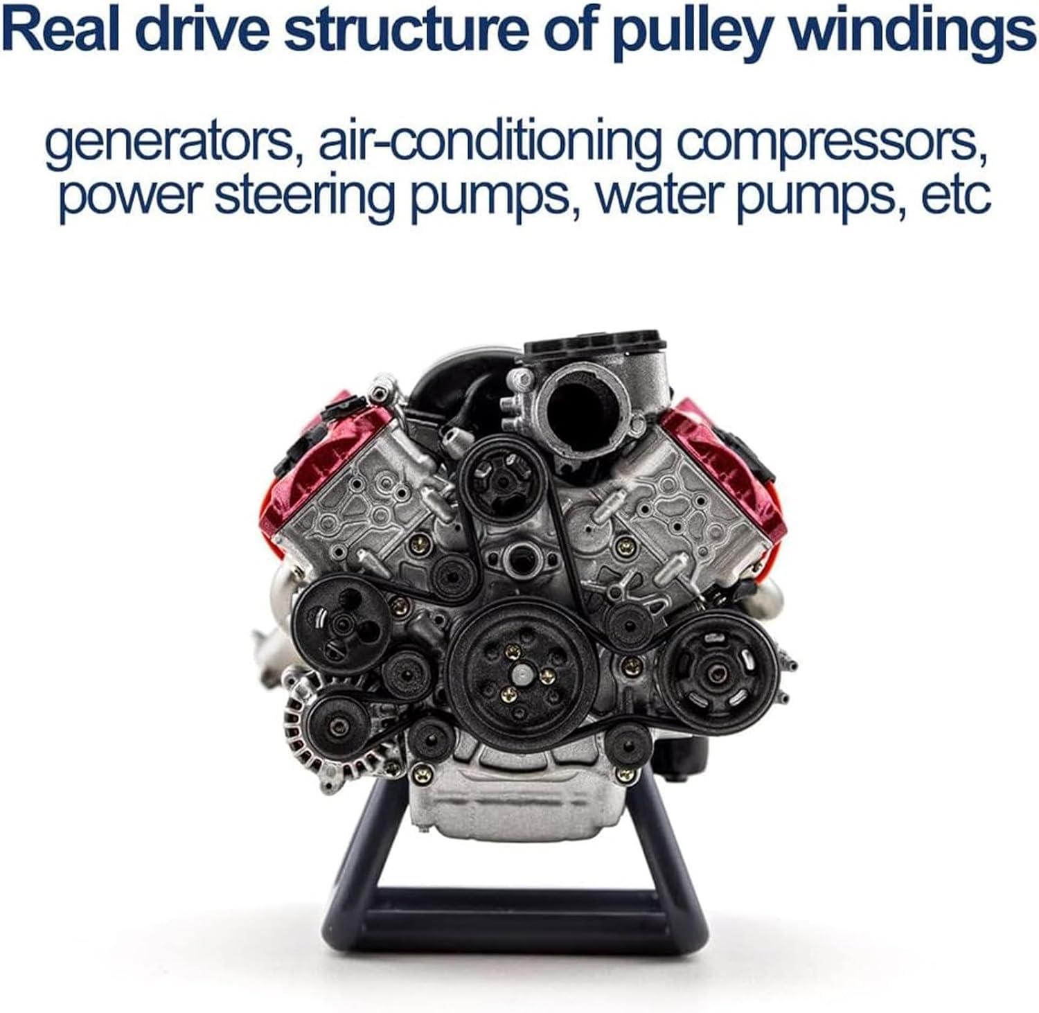 Generic Generic Cison Engine, Cison V8 Engine Kit, Steria Mini V8 Engine Kits That Runs, Cison V8 Engine Model Kit That Runs (1pcs)