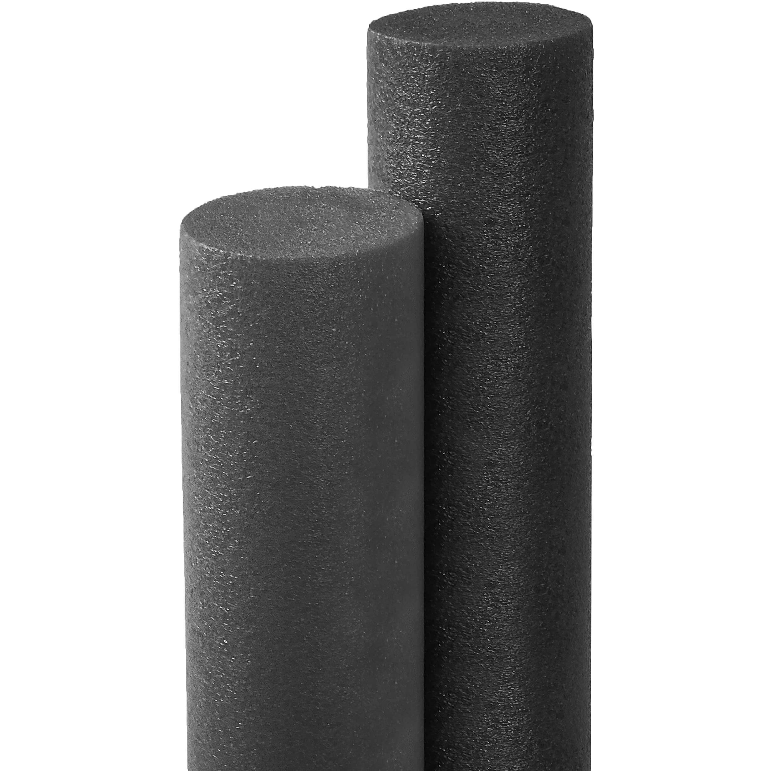 Chochkees Chochkees Floating Pool Noodles Foam Tube, Thick Noodles for Floating, Swimming Pool Accessories, 47 Inches Long (Black, 12-Pack)