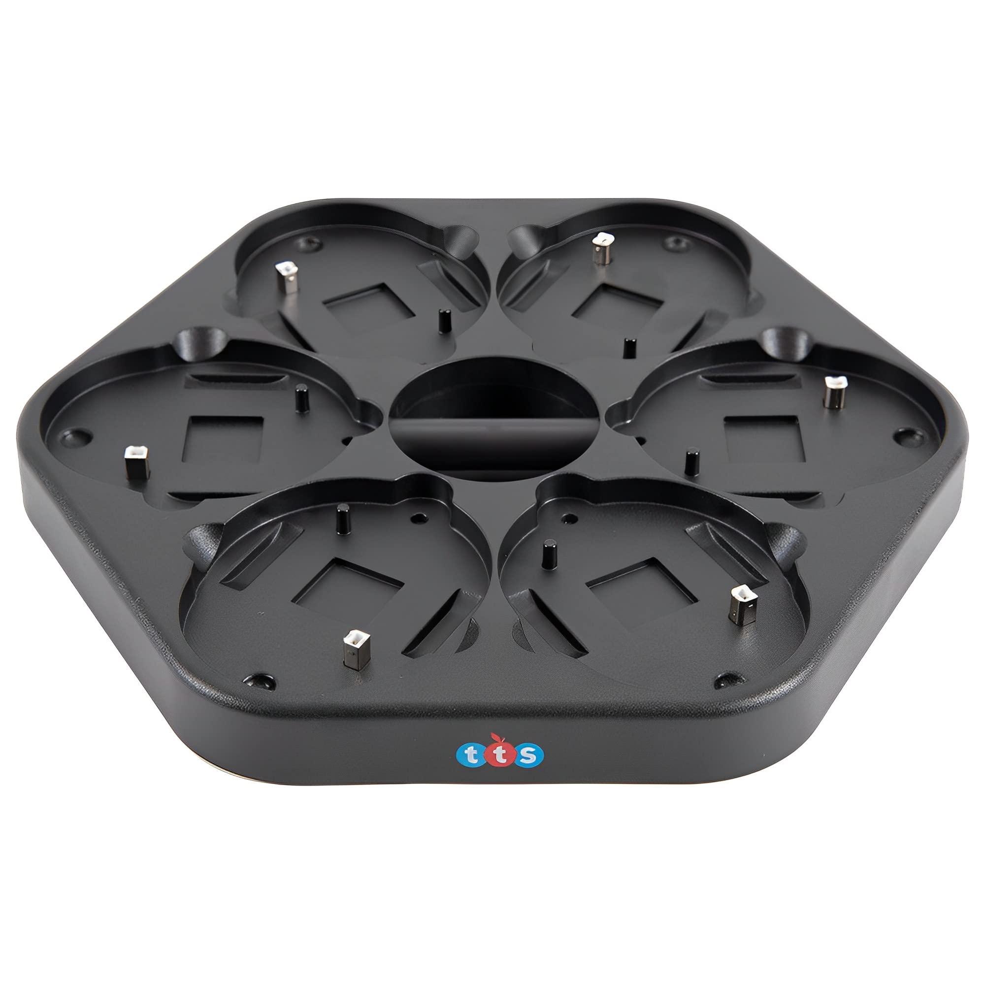 Generic TTS Bee-Bot and Blue-Bot Coding Robot See and Say Version Classroom Pack with Rechargeable Docking Station - STEM Educational Programmable Interactive Floor Robots