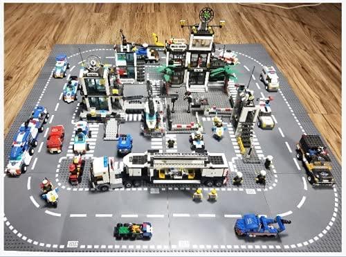 Homikidy Homikidy Road Base Plates for City Road Building Block,15 City Street Plates, 10\"x10\"Road Baseplates for City Street