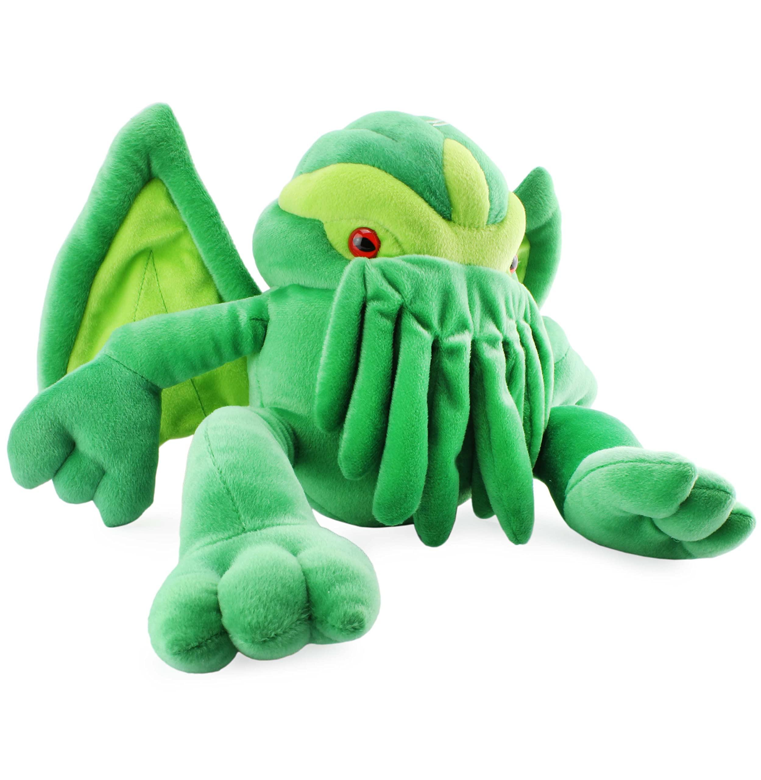 Toy Vault Toy Vault Cthulhu Plush, 16-Inch; Stuffed Horror Monster Toy, Large Size