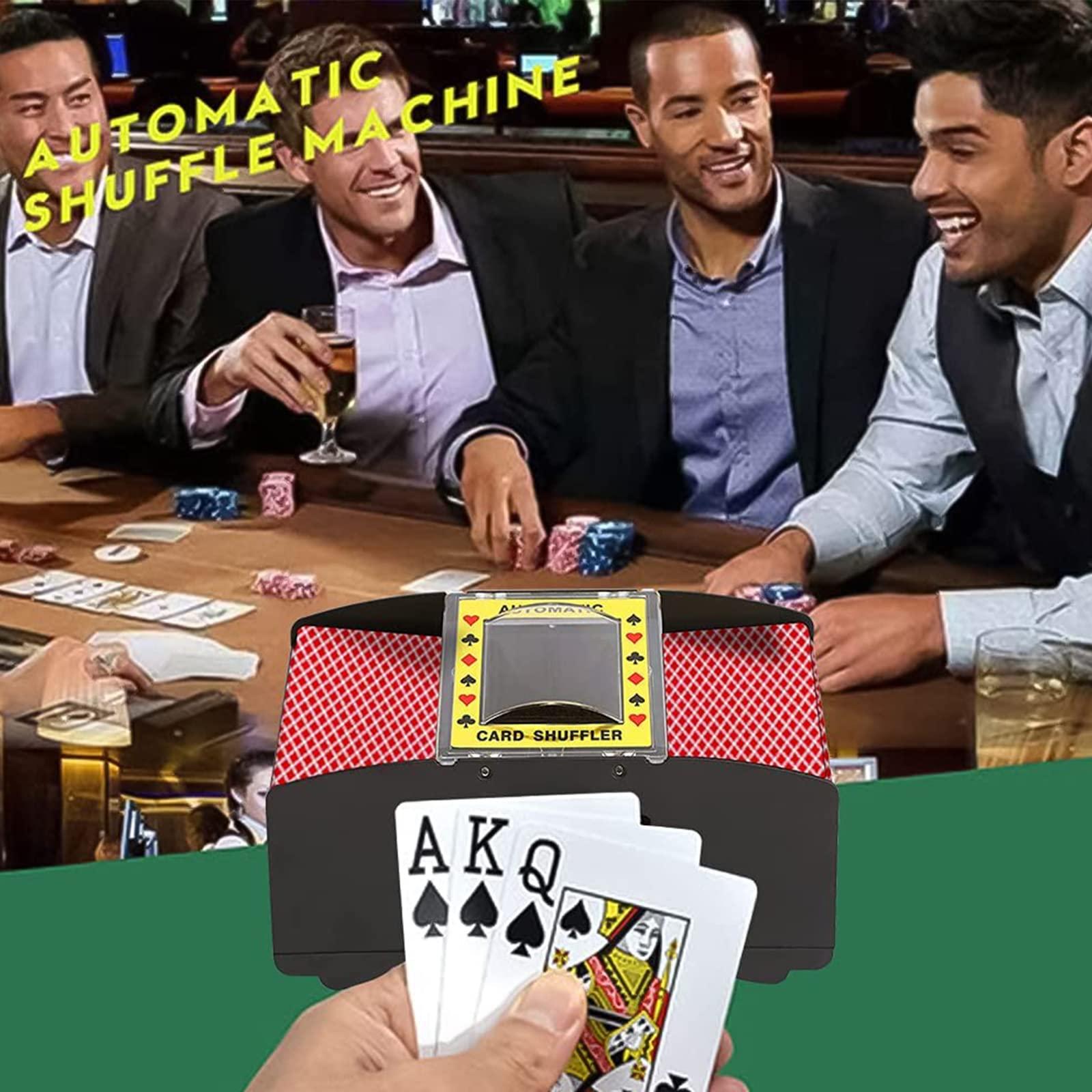 Lxwyq Automatic Card Shuffler, Mlangeur automatique de cartes, distributeur de cartes lectriques prenant en charge diverses mthodes de jeu personnalises pour jeu de cartes jouer, UNO, poker, jeux de c