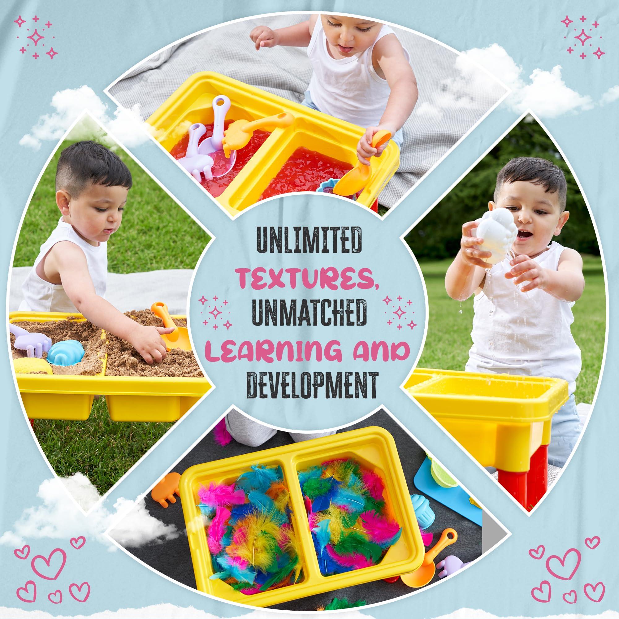 Kraftex Kraftex Kids Sensory Table for Toddlers. Use as Sand Water Table for Toddlers, Sand Table or Sensory Bin Table. Indoor or Outdoor Water Sand Table.