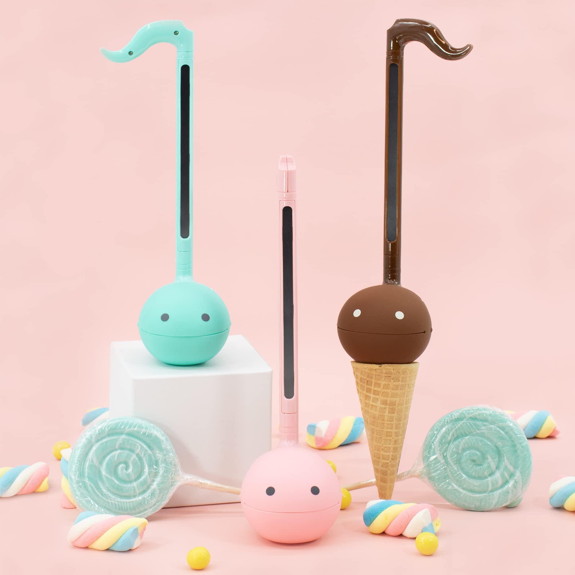 Otamatone Otamatone Japanese Electronic Musical Instrument Portable Music Synthesizer from Japan by Maywa Denki Studio Award Winning, Educational Fun Gift for Children Teen Adult - Chocolate Strawberry Mint Set