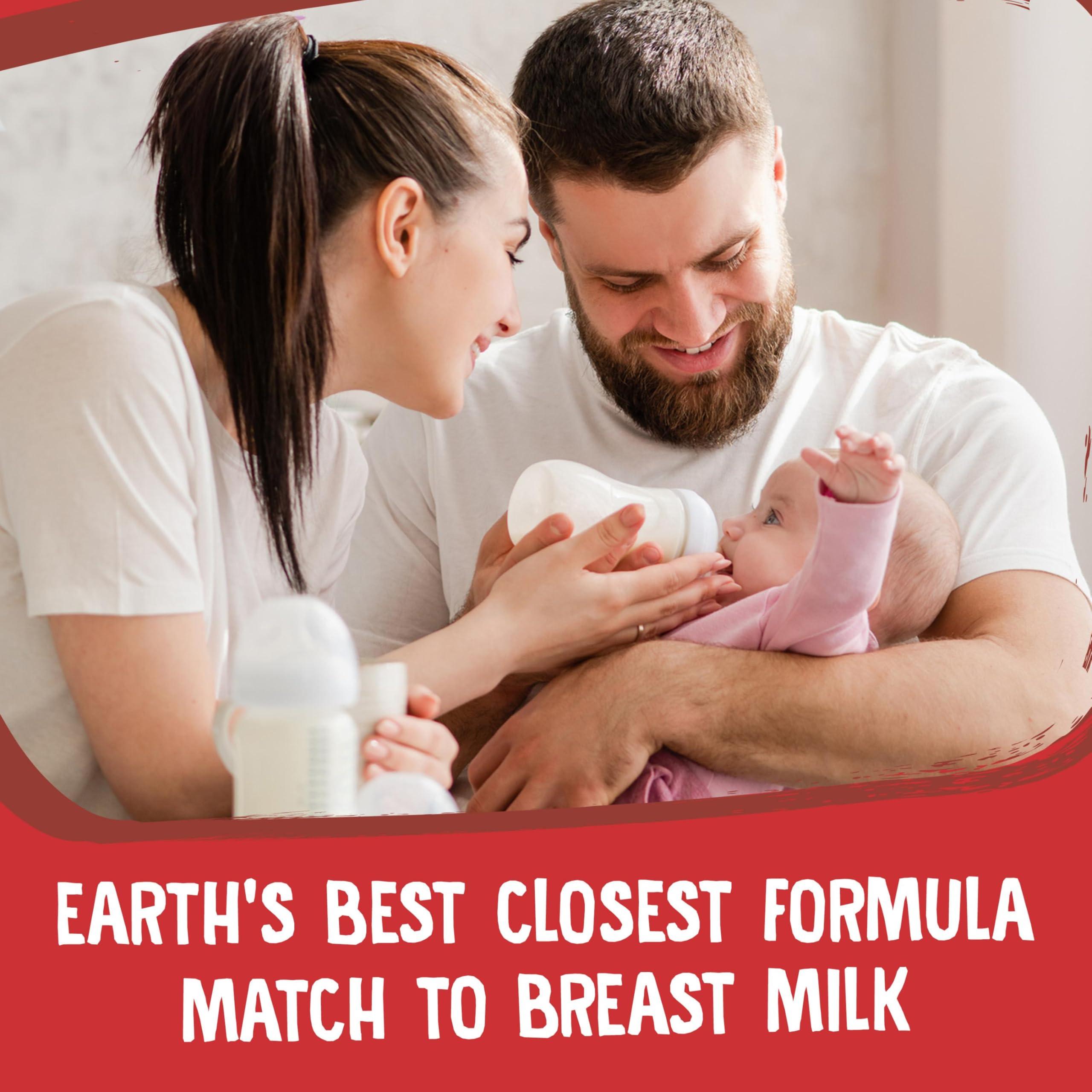 Earth's Best Earth's Best Organic Baby Formula for Babies 0-12 Months, Powdered Dairy Infant Formula with Iron, Omega-3 DHA, and Omega-6 ARA, 21 oz Formula Container