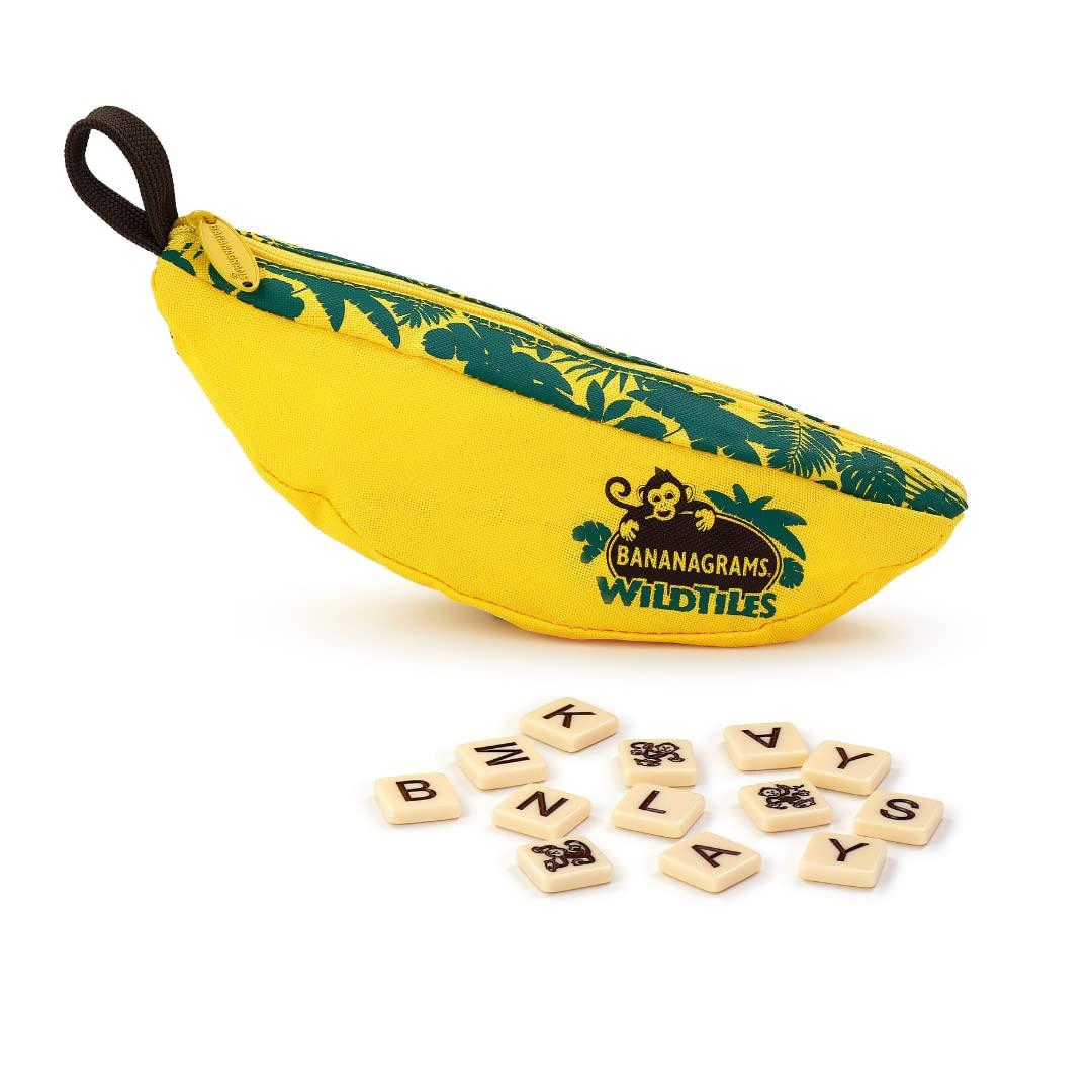 Bananagrams Bananagrams WildTiles Vocabulary Building and Spelling Improvement Lettered Tile Game for Ages 7 and Up
