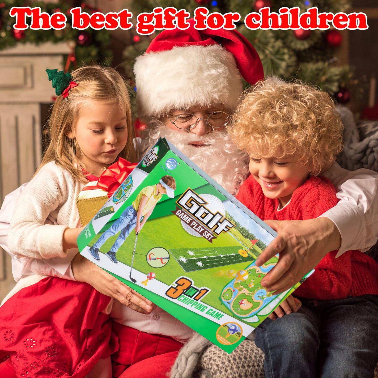 Awsoo Awsoo Golf Toys Set for Kids 3 in 1 Golf Game for Kids with Eight Golf Balls (8 Golf Balls)