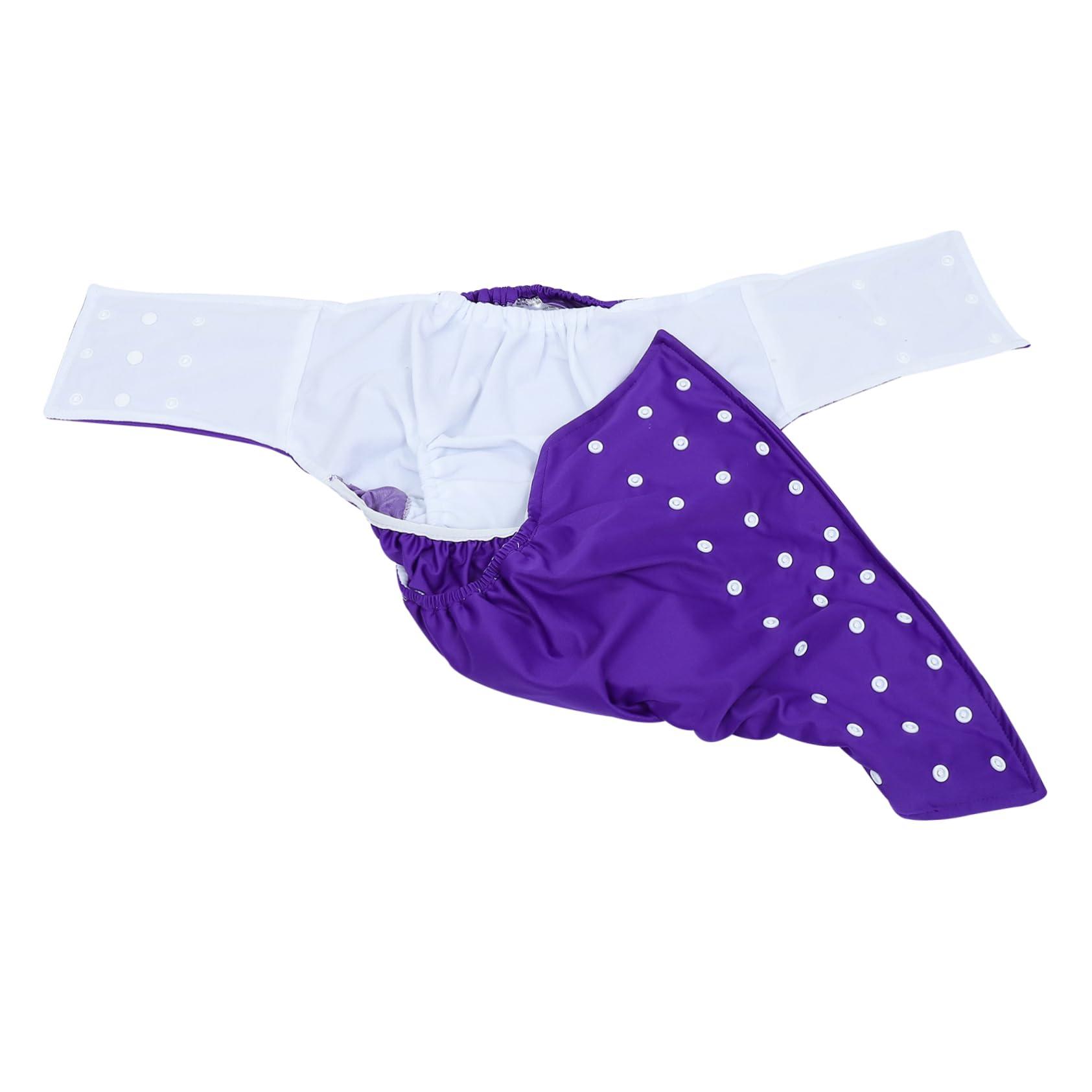 COLLBATH COLLBATH 1pc Breathable Adult Nappy Waterproof Design Reusable Washable Diaper for Women