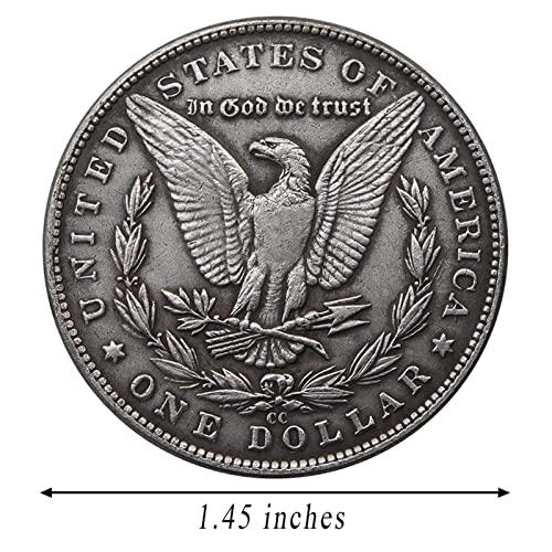 Mineo Hobo Coin Collection Challenge Coin E Pluribus Unum Art Vagrant Coins Collectible Commemorative Coin Antique Silver Plated Lucky Gift (Skull Finger-01)