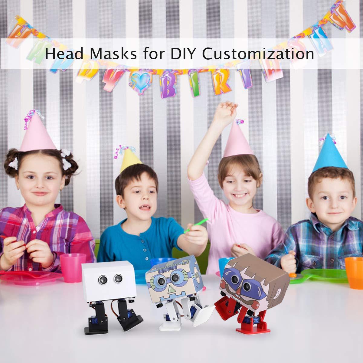 ELEGOO ELEGOO Penguin Bot Biped Robot Kit Robotics for Kids Adults Coding for Kids 8-12 STEM Kits for Kids Ages 12-14 14-16 Boys Toys Teens Circuits Engineering Kits Compatible with Arduino