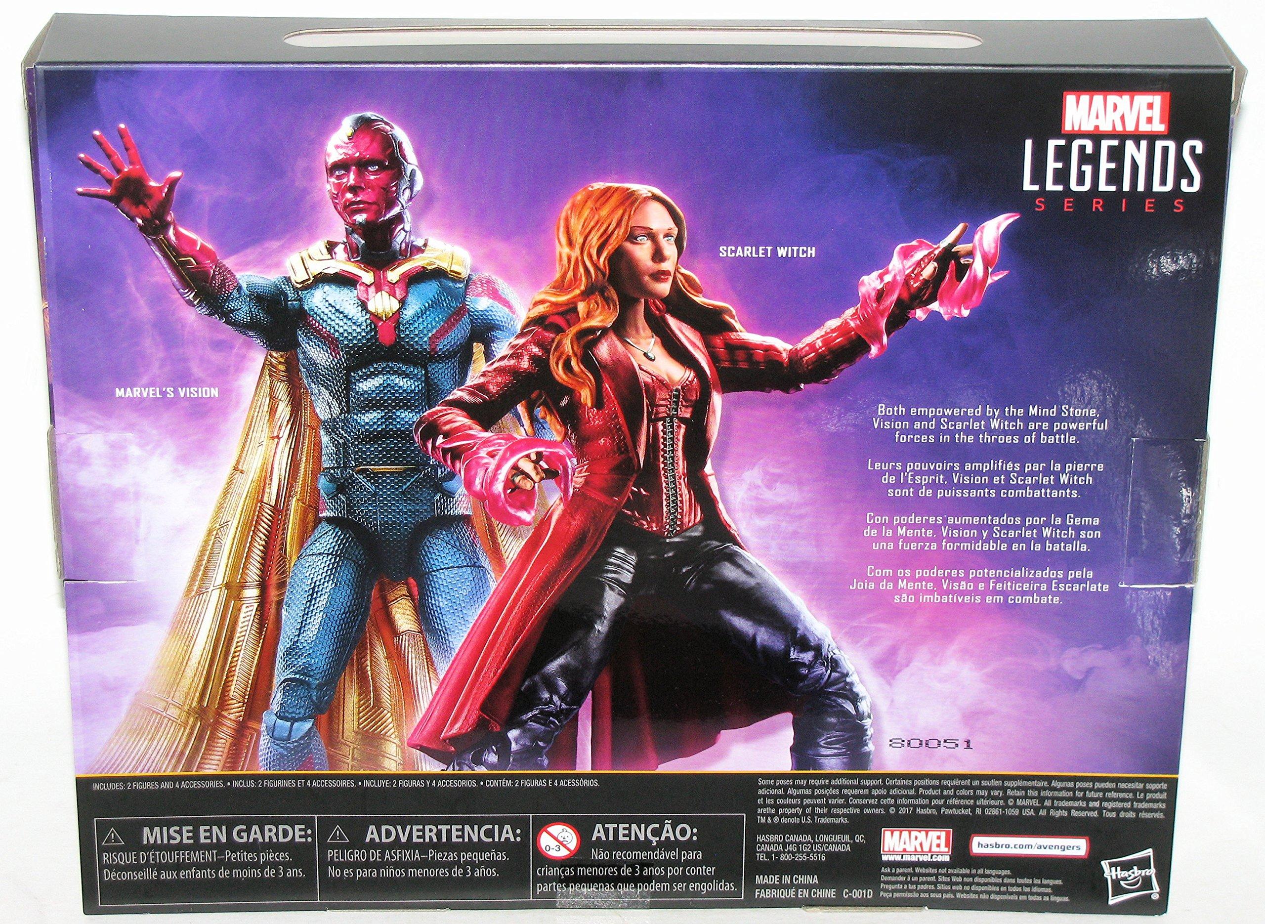 Hasbro Hasbro Marvel Legends Toys R Us Exclusive Avengers Infinity War 2-Pack Vision and Scarlet Witch