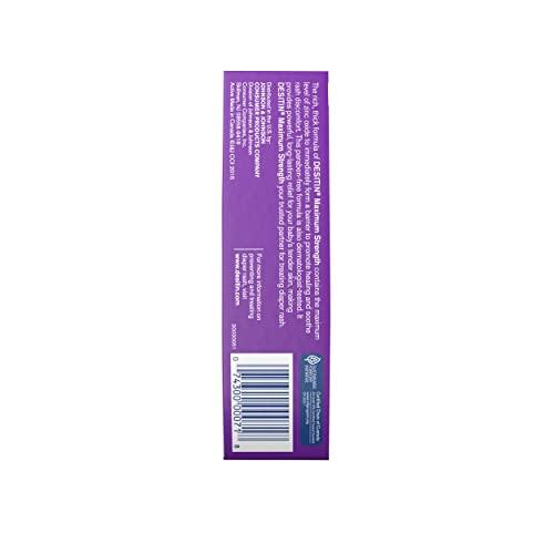 Desitin Desitin Maximum Strength Baby Diaper Rash Cream with 40% Zinc Oxide for Treatment, Relief & Prevention, Hypoallergenic, Phthalate- & Paraben-Free Paste, 4 oz