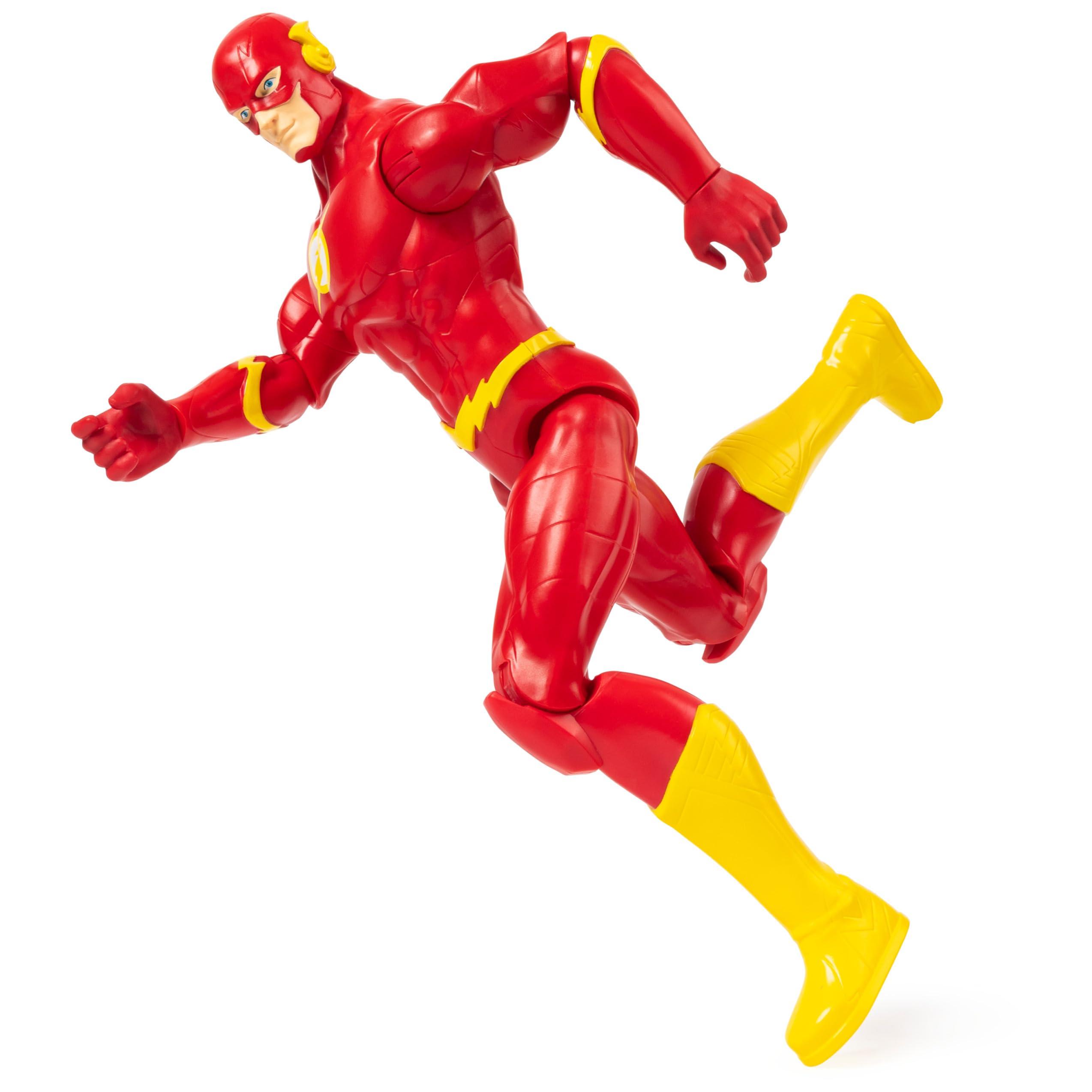 DC Comics DC Comics The Flash Collectible Action Figure, 12 Inches Tall, 11 Articulation Points, Red Suit, Action Poses, Children\'s Toy