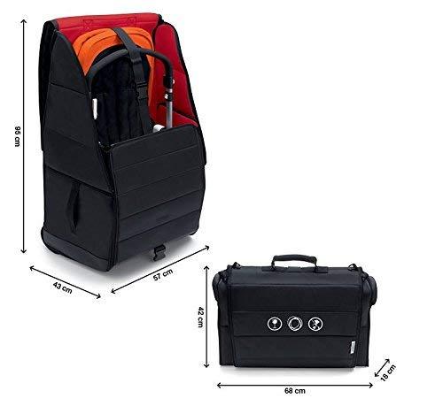 Bugaboo Bugaboo Comfort Transport Bag - Wheeled Stroller Travel Bag with Carrying Handles and Padded Shoulder Straps - Compatible with All Strollers