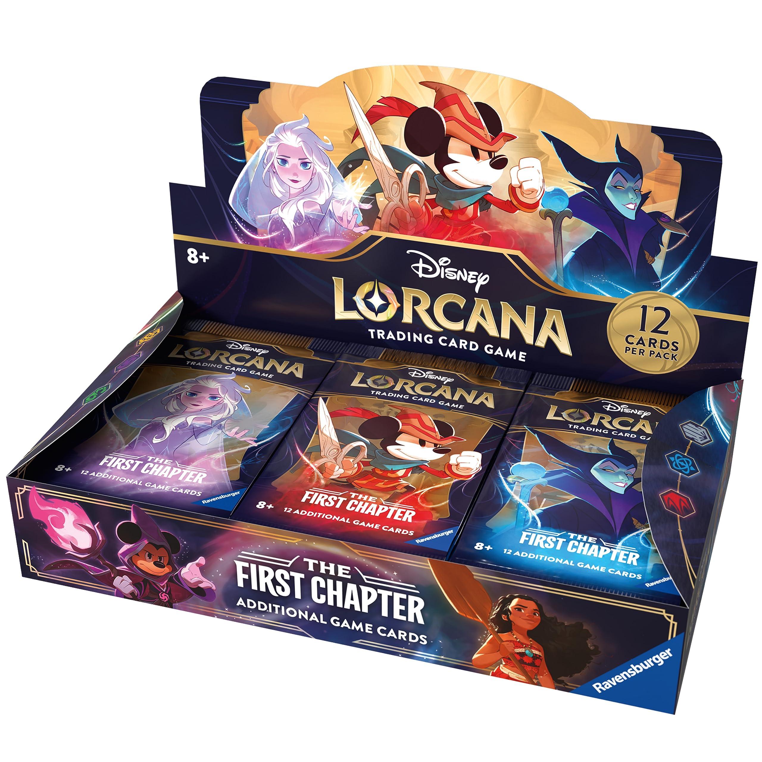 Ravensburger Ravensburger Disney Lorcana TCG: The First Chapter Booster Pack Display | 24 Packs with 12 Trading Cards Each | Ideal for Collectors & Disney Fans | Suitable for Ages 8+