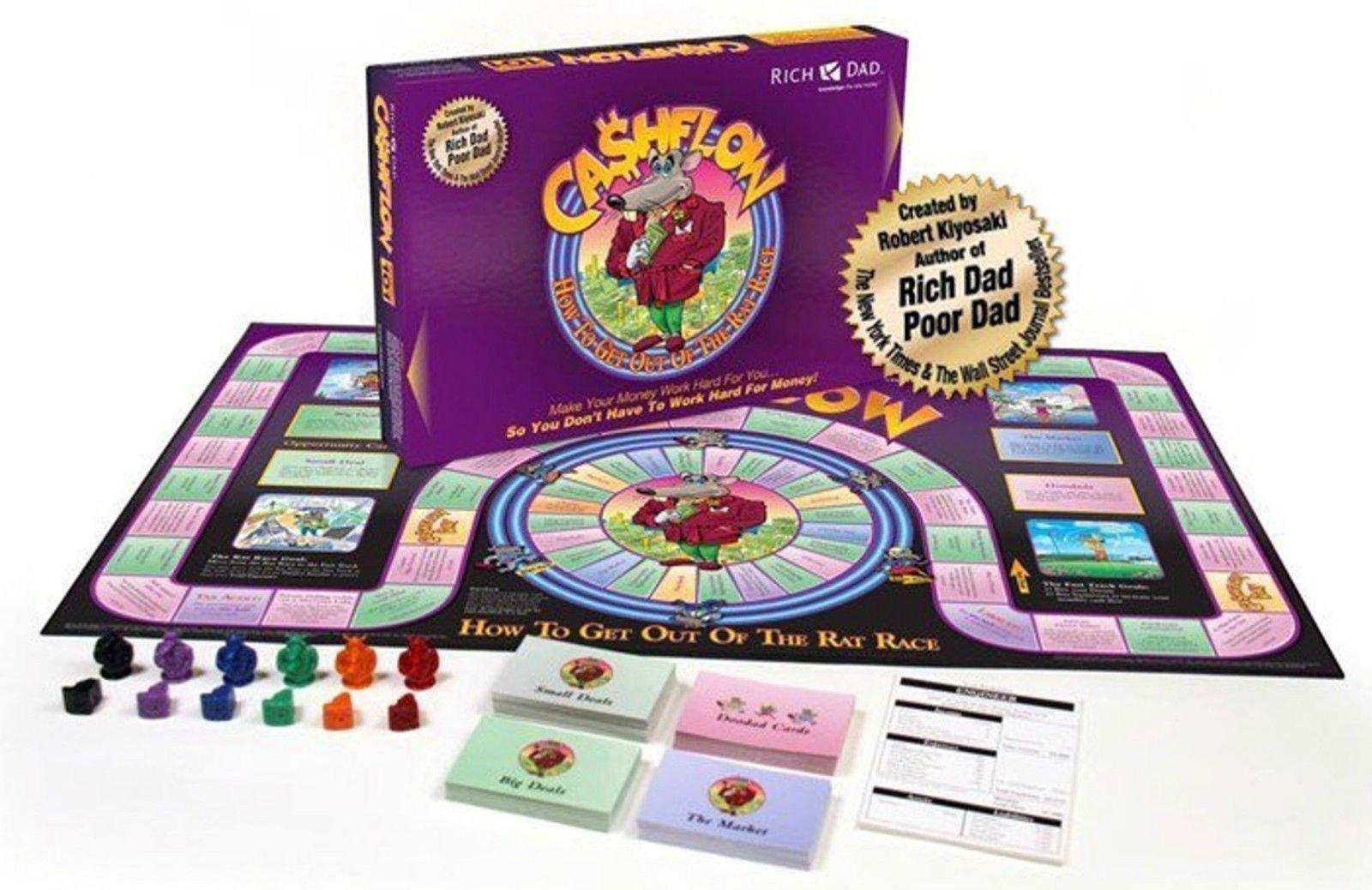 CASHFLOW CashFlow 101 game - CashFlow Board Game by Rich Dad Poor Dad Robert Kiyosaki + FREE Expedited Shipping