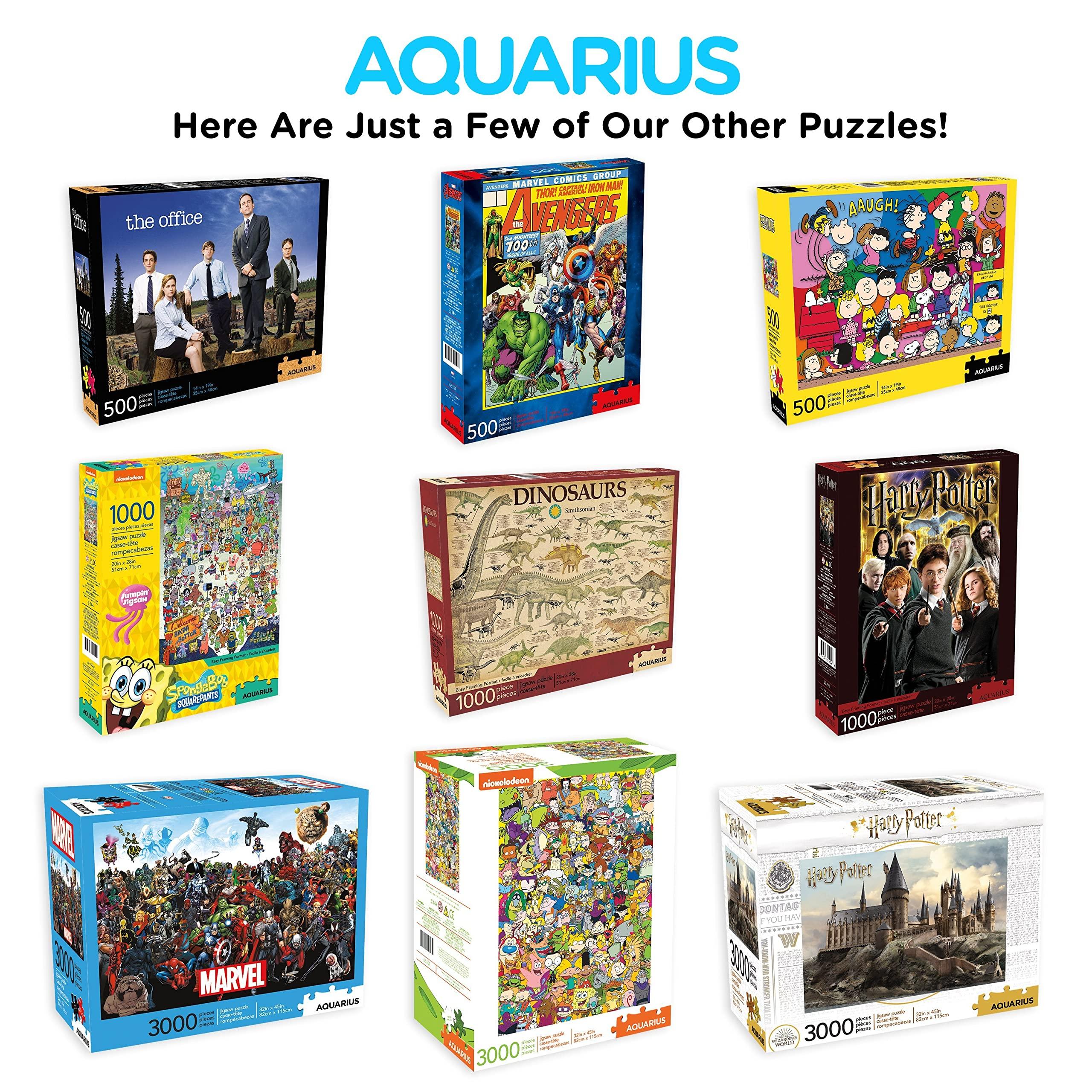 AQUARIUS Aquarius Nickelodeon 90s Puzzle (3000 Piece Jigsaw Puzzle) - Officially Licensed Nickelodeon Merchandise & Collectibles - Glare Free - Precision Fit - 32 x 45 Inches