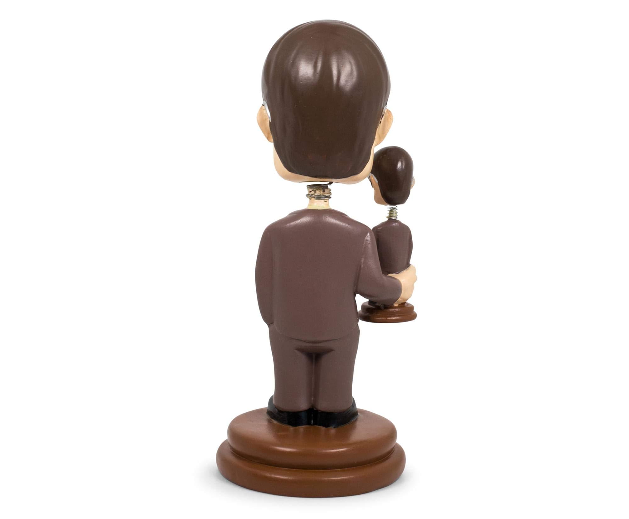 Surreal Entertainment Surreal Entertainment The Office Double Dwight Resin Bobblehead | Collectible Action Figure Statue, Desk Toy Accessories | Novelty Gifts for Home Office Decor | 5 Inches Tall