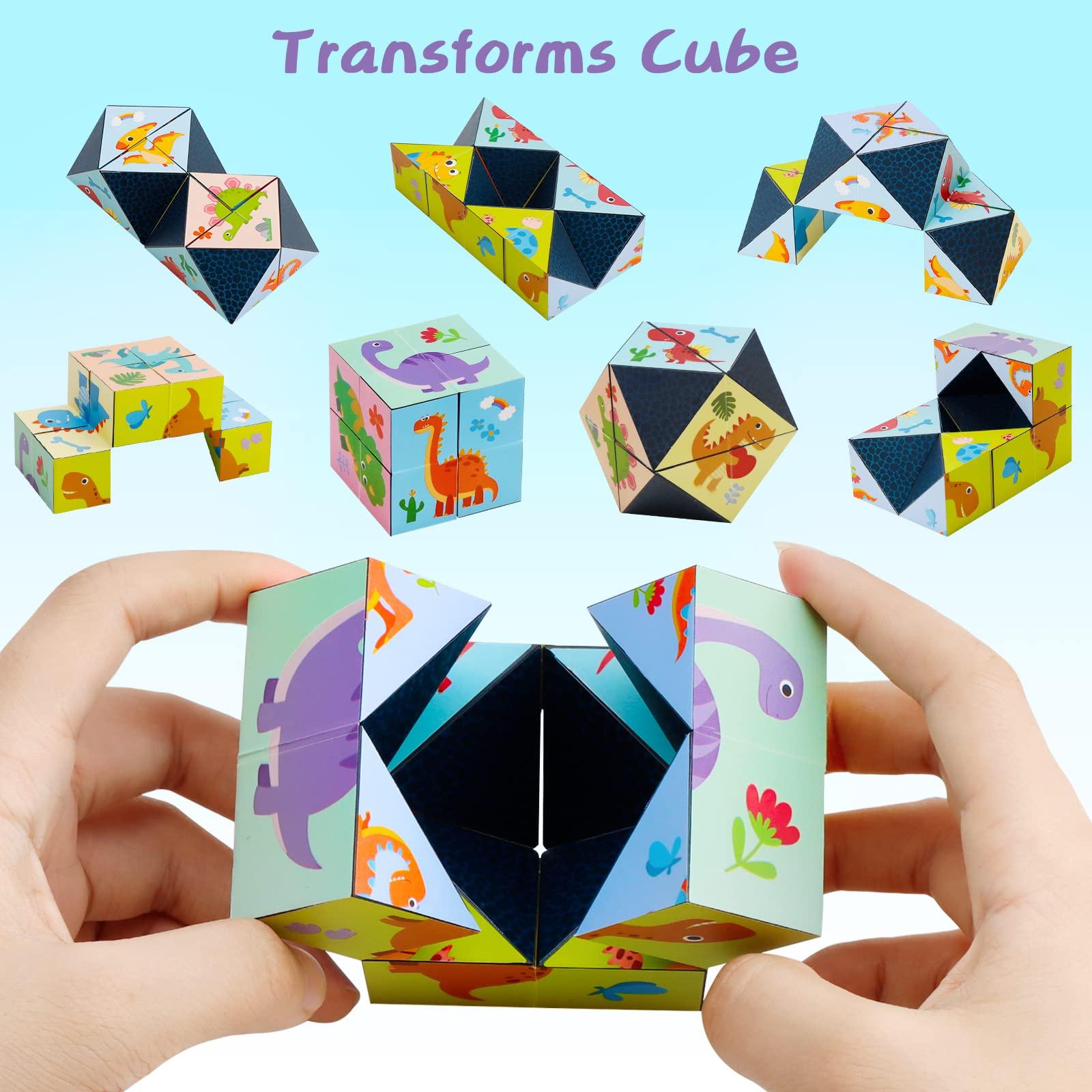 Euclidean Cube 3 Themes Magic Cube Yoshimoto Cube Set for Kids and Adults, Toy Gifts for Boys and Girls Ages 8-12