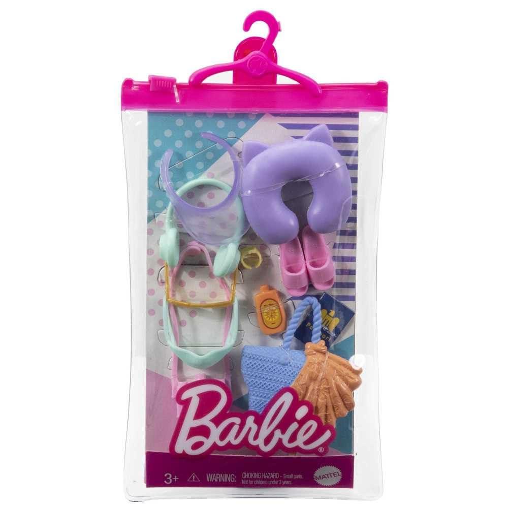Barbie Barbie Accessories Travel Pack With 11 Storytelling Pieces For Barbie Dolls