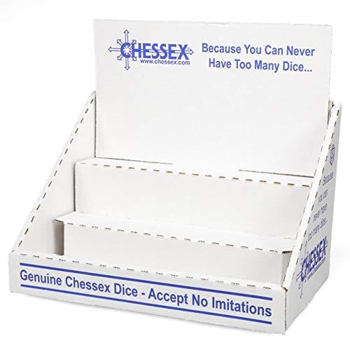 Chessex Chessex Full Colour Empty Display Stand – Holds 18 Sets of Chessex Dice – TTRPG D&D DND Dungeons and Dragons – Dice Not Included