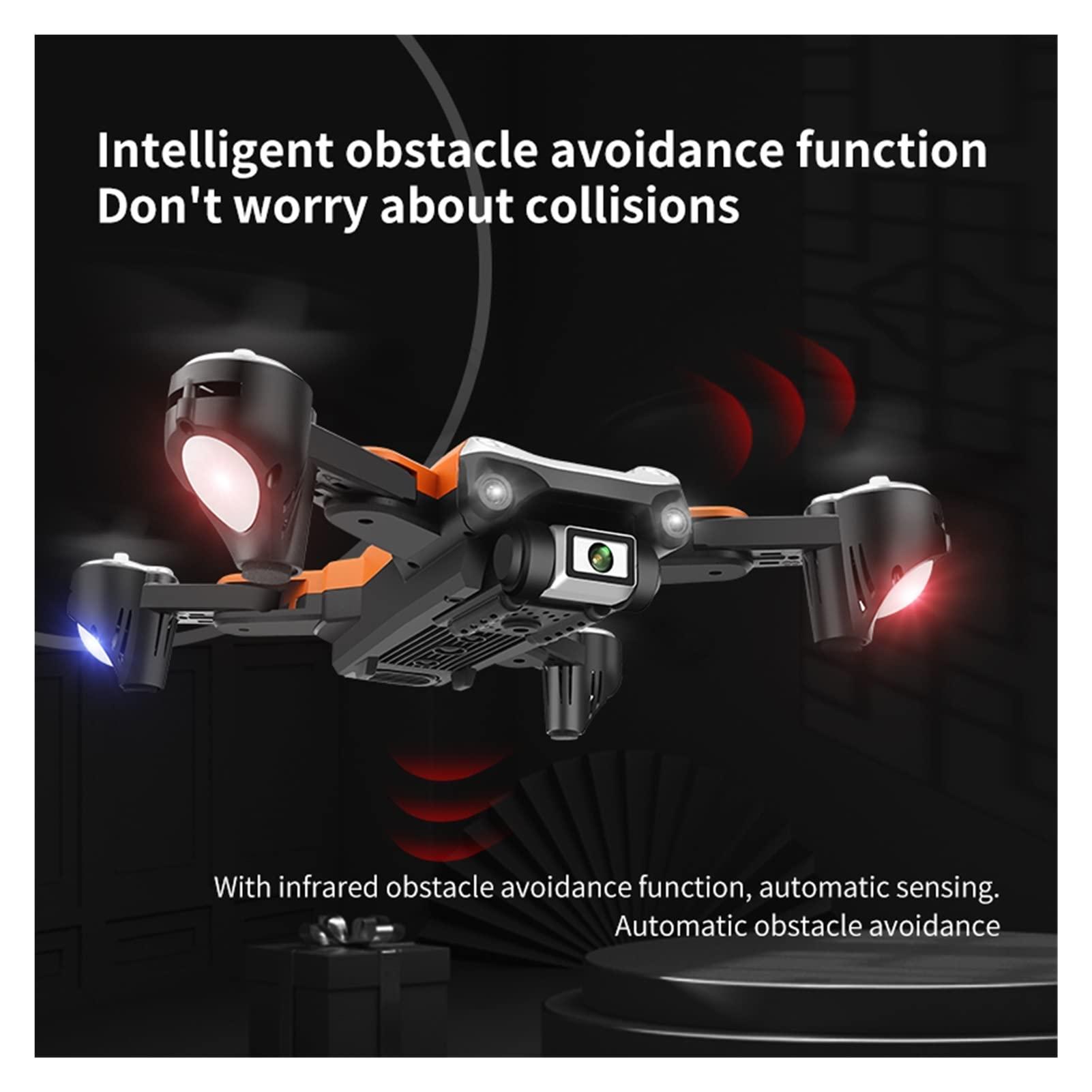 DJFHDIHRFHBVCASIJ Drone GPS Drone 8K Dual HD Camera 5G WiFi FPV Three-Way Obstacle Avoidance Folding Quadcopter One Key Take Off/Landing (Color : Black 8K Pro Max 3B Size : 1) (Black Dual 8k Bag 2b 1)