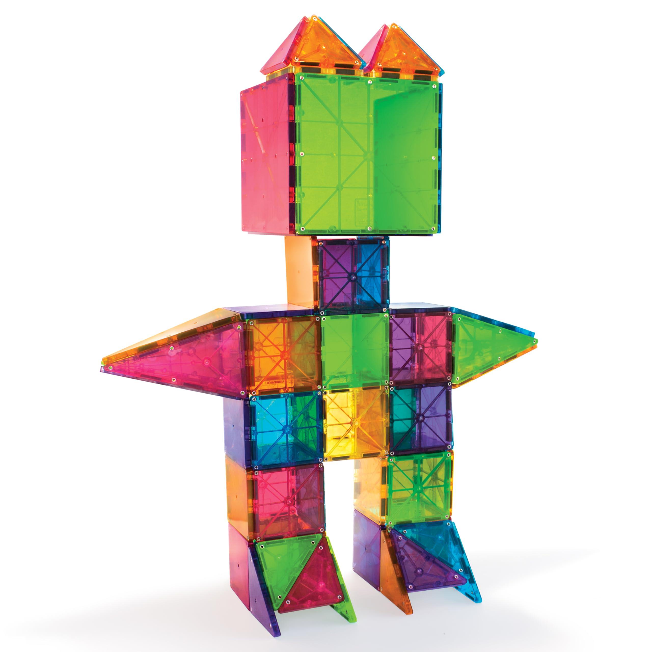 Magna Tiles MAGNA-TILES Classic 100-Piece Magnetic Construction Set, The ORIGINAL Magnetic Building Brand