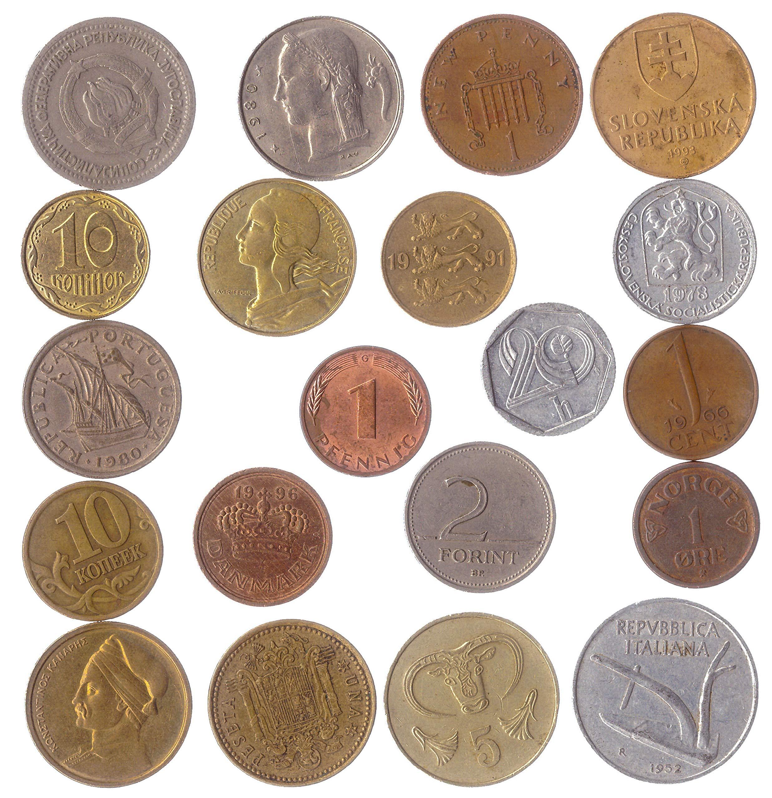 HOBBY OF KINGS 20 Different Coins from Different European Countries