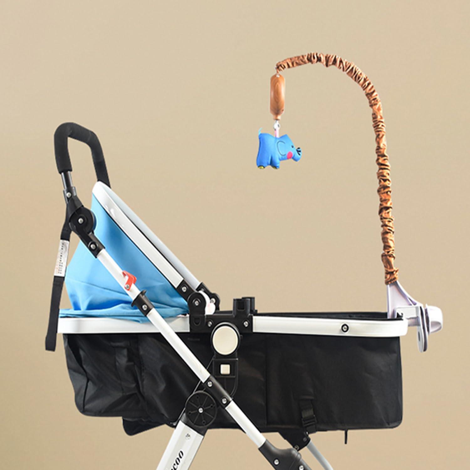 HLEEDUO HLEEDUO 24 inches crib mobile arm for cribbassinet mobile clip on cribclaw part is "U"type design,anti-slip mobile arm for cribcrib mobile holder