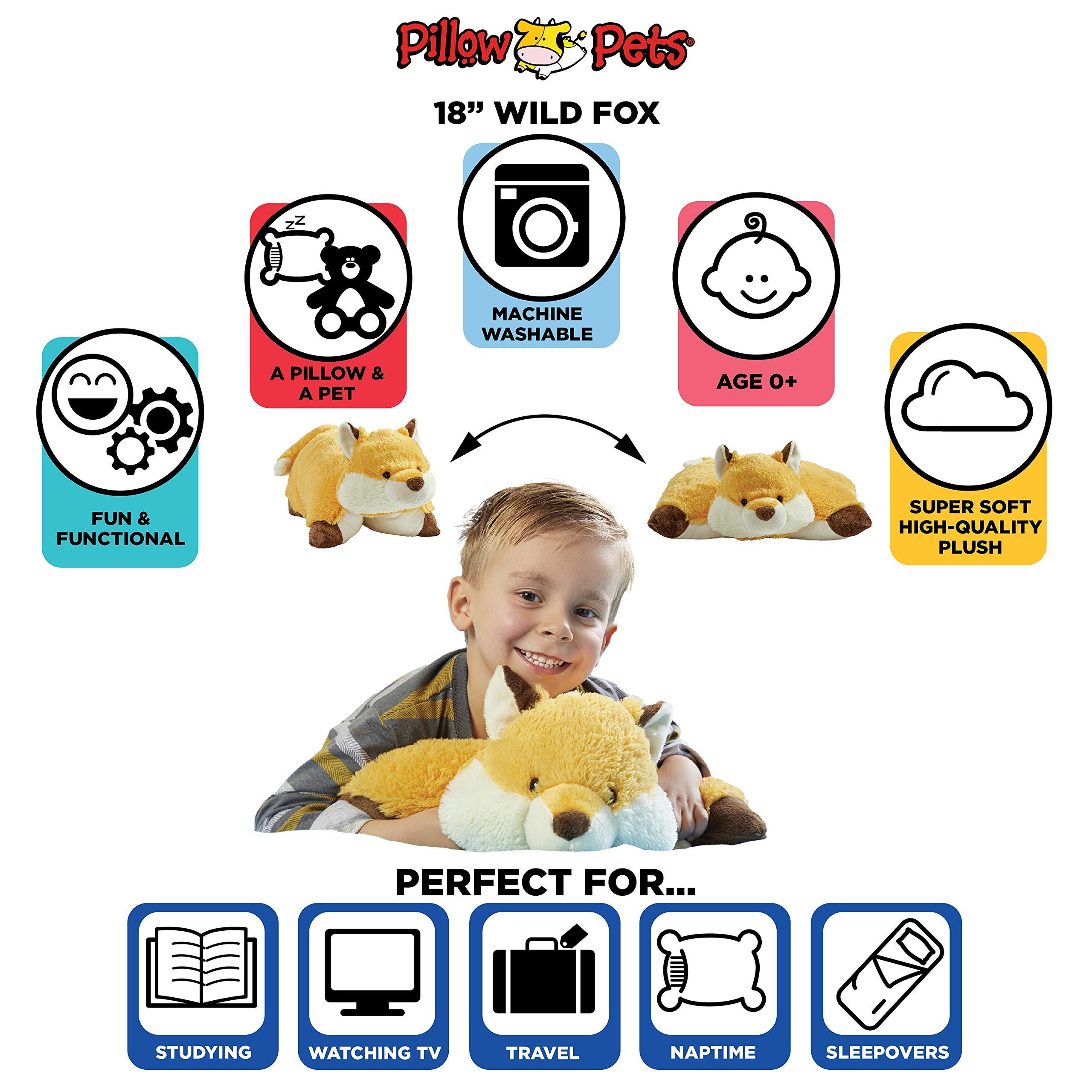 Pillow Pets Pillow Pets Originals Wild Fox, 18" Stuffed Animal Plush Toy