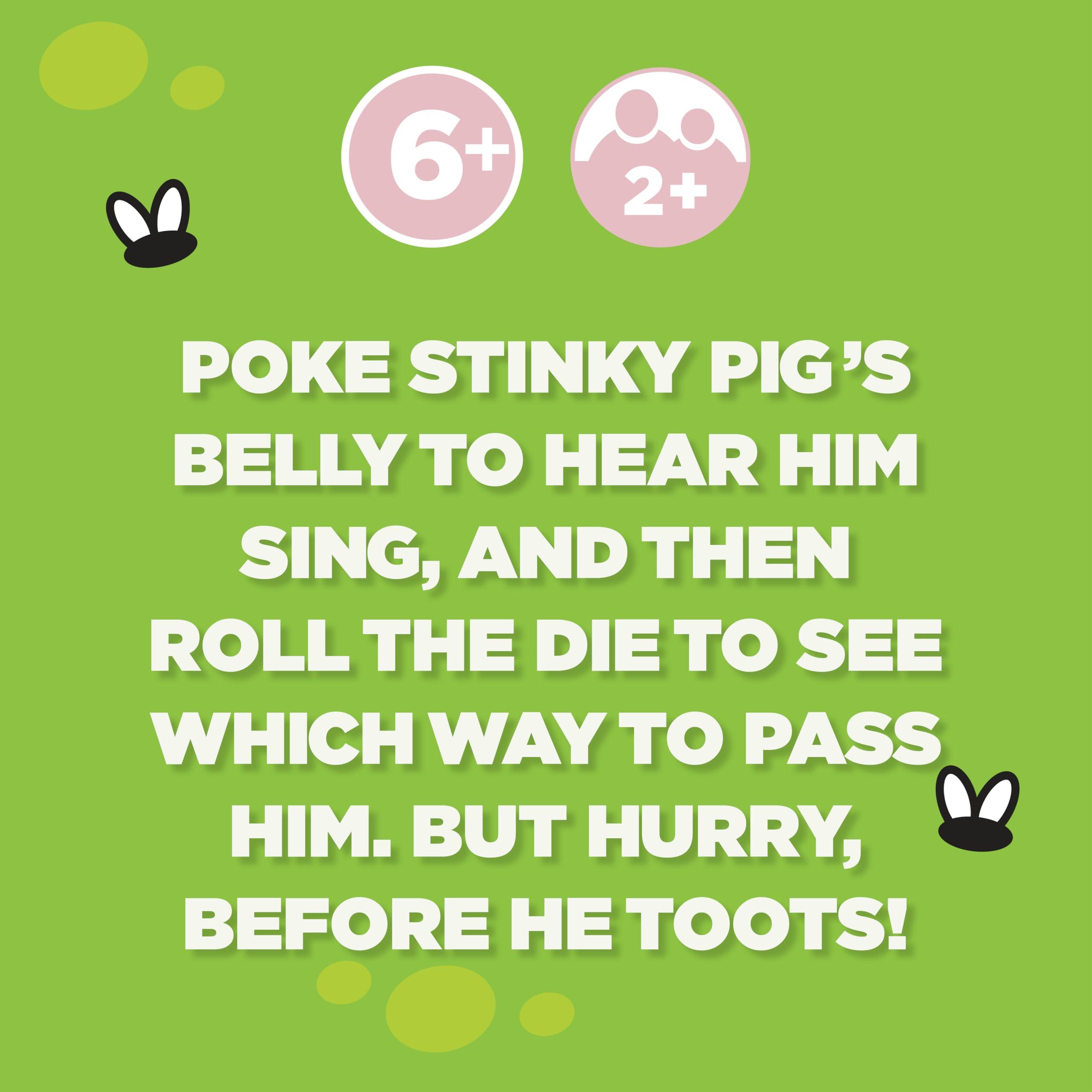 PlayMonster Stinky Pig Game Dice Game Family Games, Kids Games, Travel Games, Dice Set, Fast, Musical Active Kids Game with Funny Sounds, Family Games for Kids and Adults, Multi-Player, Ages 6+