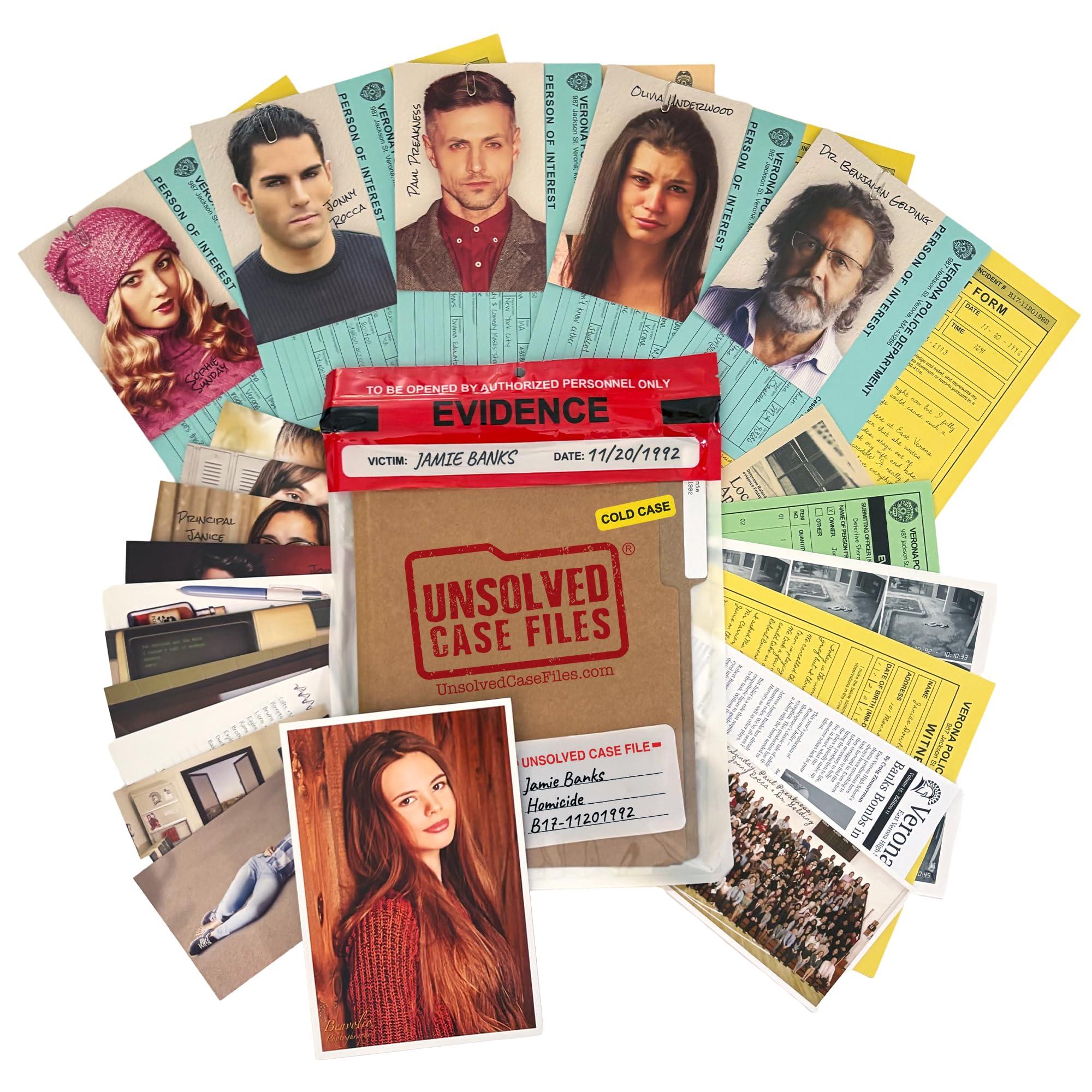 Unsolved Case Files Unsolved Case Files | Banks, Jamie - Cold Case Murder Mystery Game | Can You Solve The Crime?