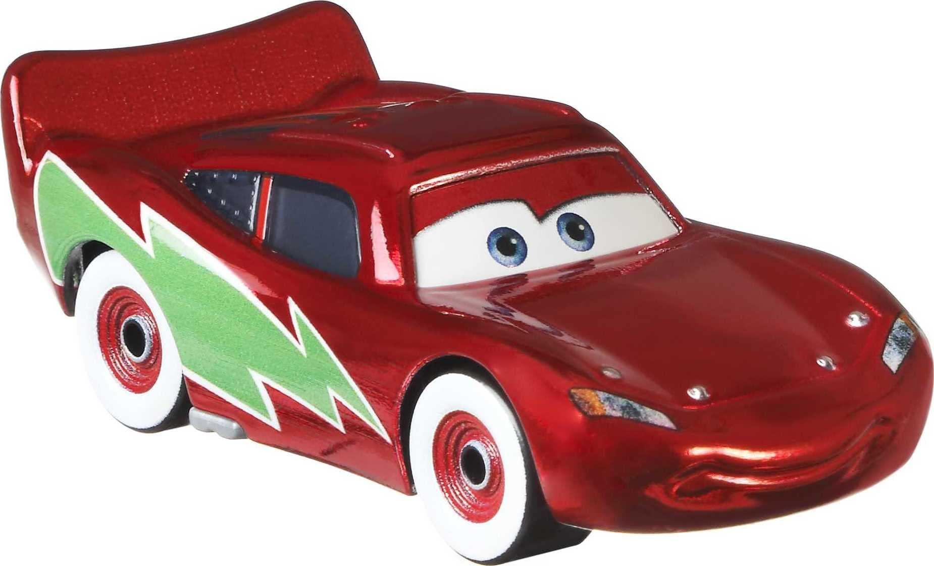 Disney Disney Car Toys Holiday Hotshot Lightning McQueen, Miniature, Collectible Racecar Automobile Toys Based on Cars Movies, for Kids Age 3 and Older