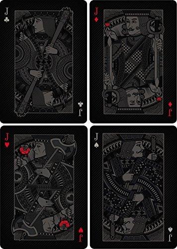 USPCC Bicycle Double Black Playing Cards Deck by Gamblers Warehouse