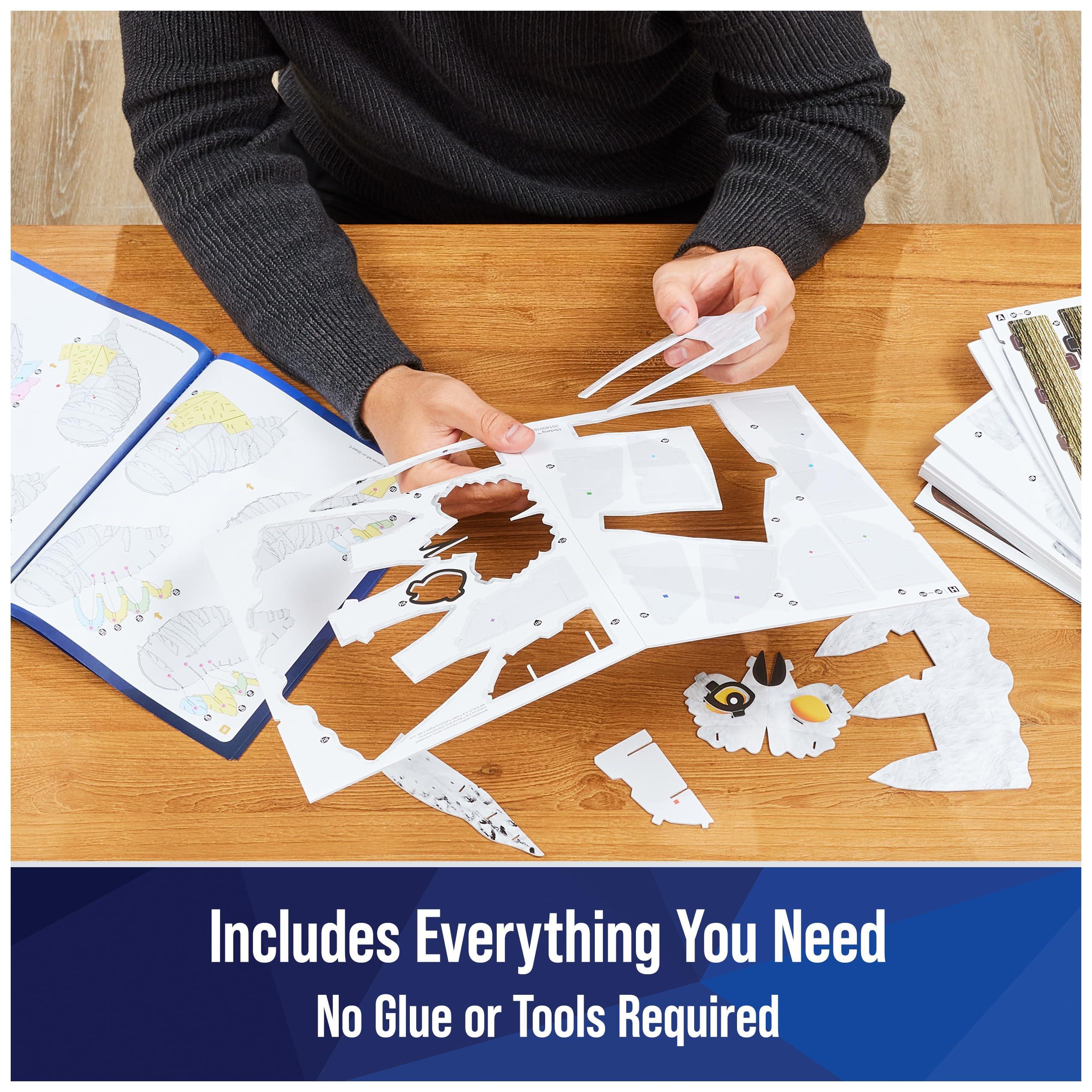 4D Build 4D Build, Harry Potter Hedwig 3D Model Kit, Harry Potter Collectibles & Desk Decor, Adult Building Toys, 3D Puzzles for Adults & Teens, 118 Pieces, for Ages 12 & Up