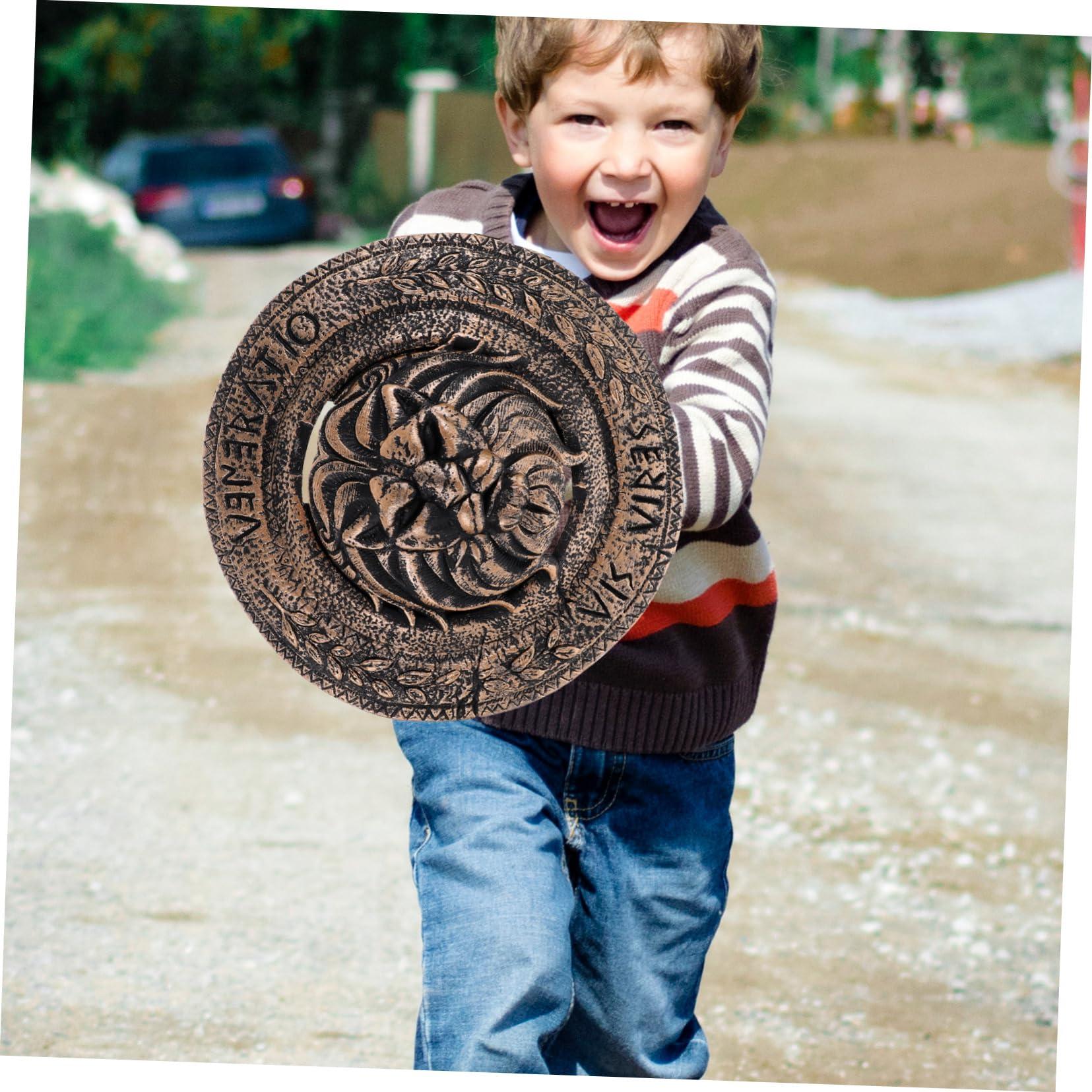 Toyvian Portable Small Shield Cosplay Soldier Shield Toy Shield for Cosplay Medieval Shield Toy Shield for Stage Plastic Shield Toy Stage Shield Toy Shield Cosplay Stage Performance Shield