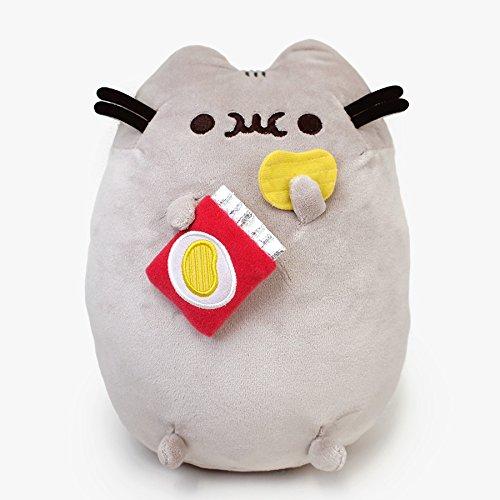 GUND Pusheen Snackables Potato Chip Cat Plush Stuffed Animal Gray