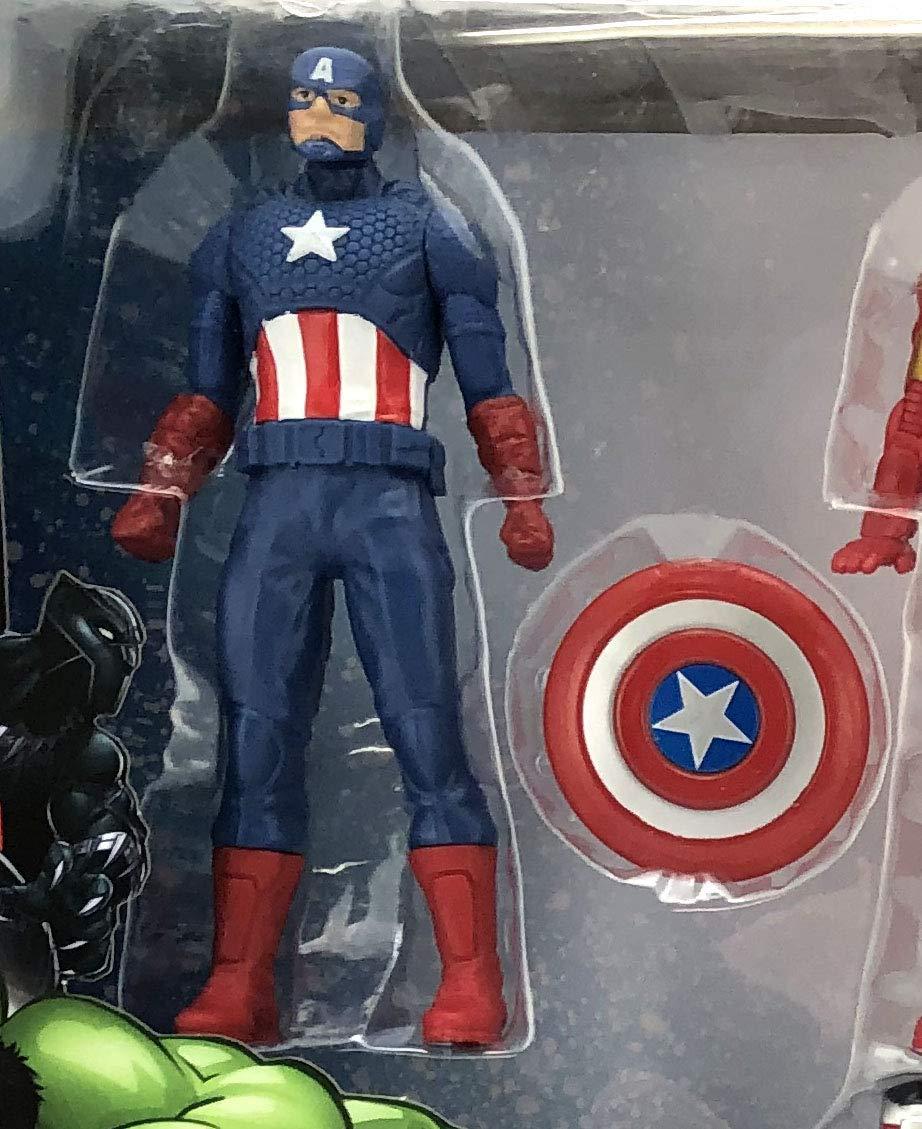 Transformers Marvel Avengers Action Figures - Iron Man, Hulk, Black Panther, Captain America, Spider Man, Ant Man, War Machine & Falcon! (8)
