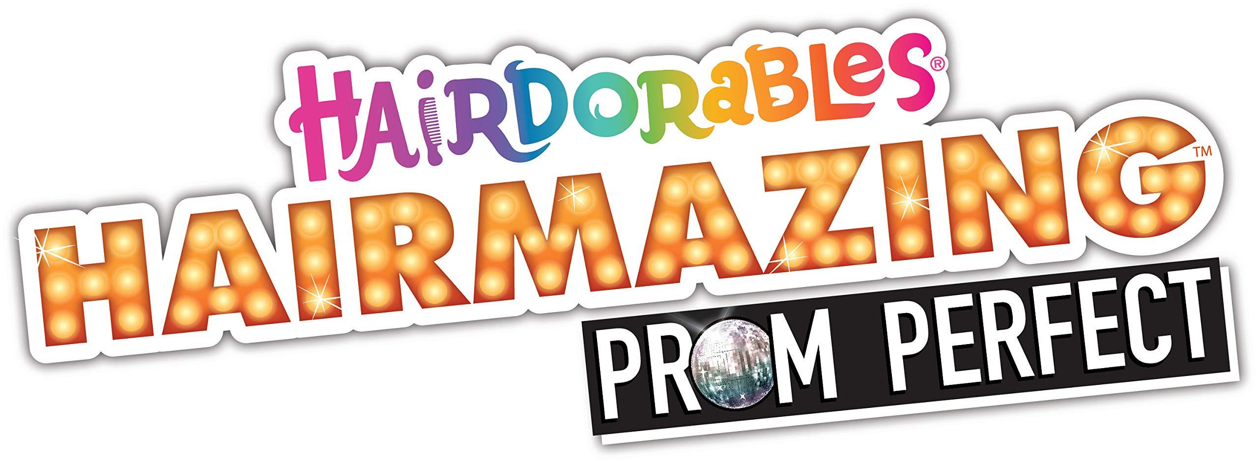 Just Play Hairdorables Hairmazing Prom Perfect Fashion Dolls, Dee Dee, Pink and Green Hair, Kids Toys for Ages 3 Up by Just Play